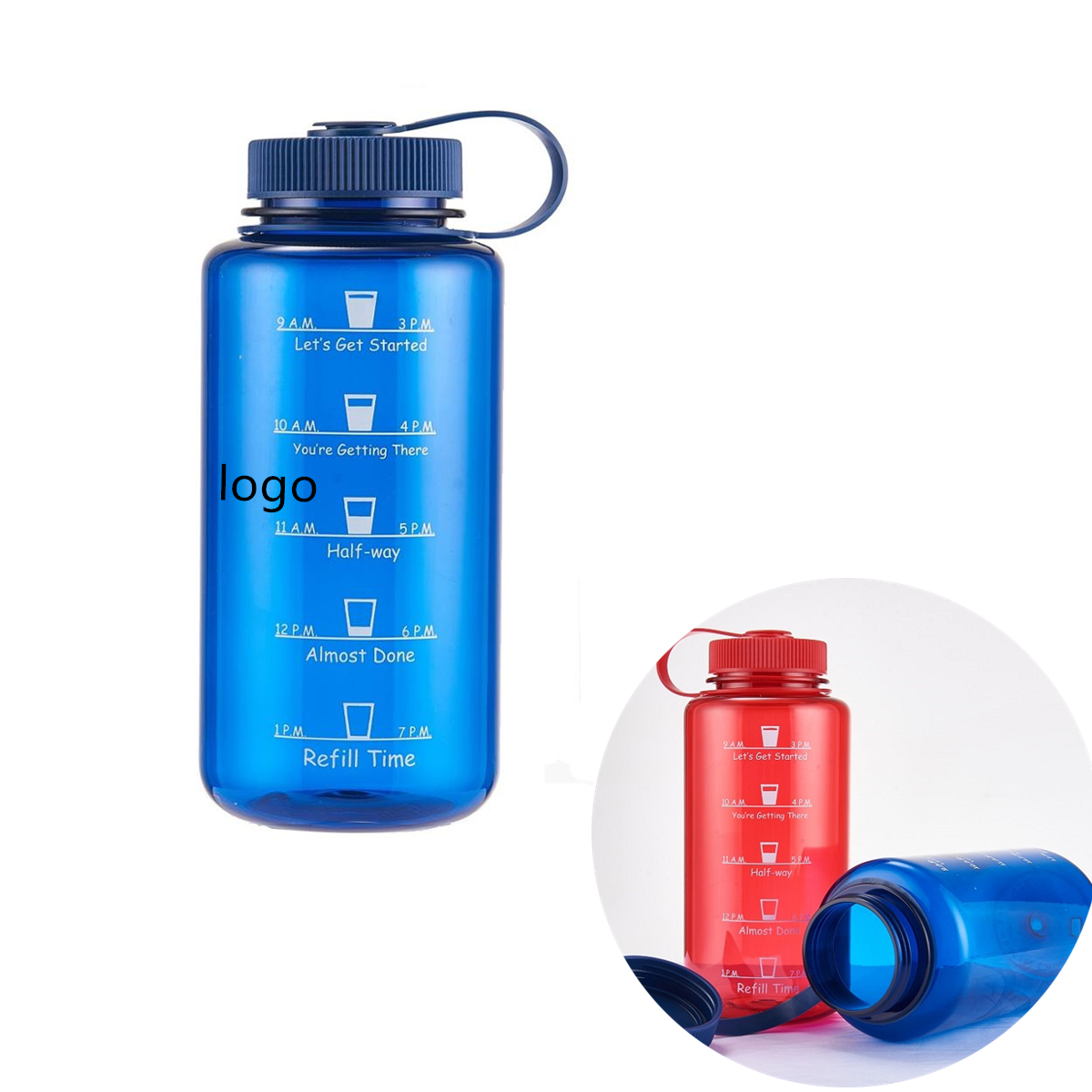 32oz Plastic Water/Sport/Travel Bottle 2