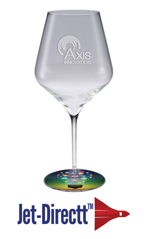 24 oz.  Prism Red Wine - Deep Etched 4