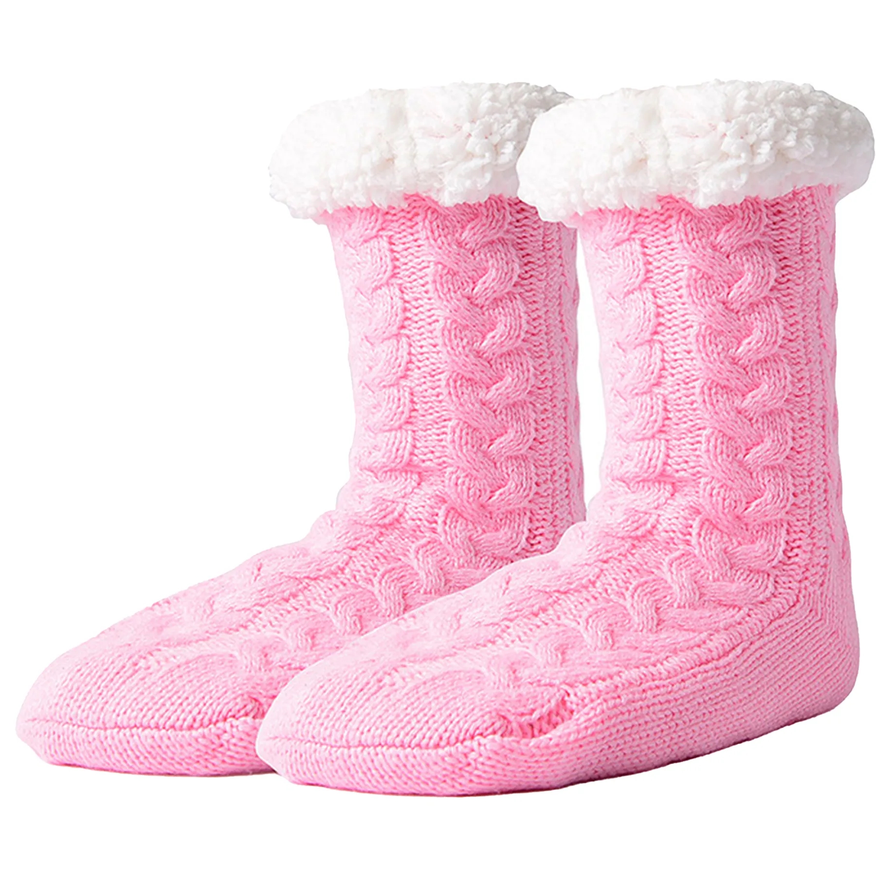 Christmas Fuzzy Fleece-lined Non Slip Slipper Socks 4