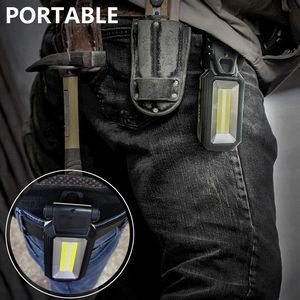 Portable COB Flashlight With Multiple Light Modes And Adjustable Handle 4