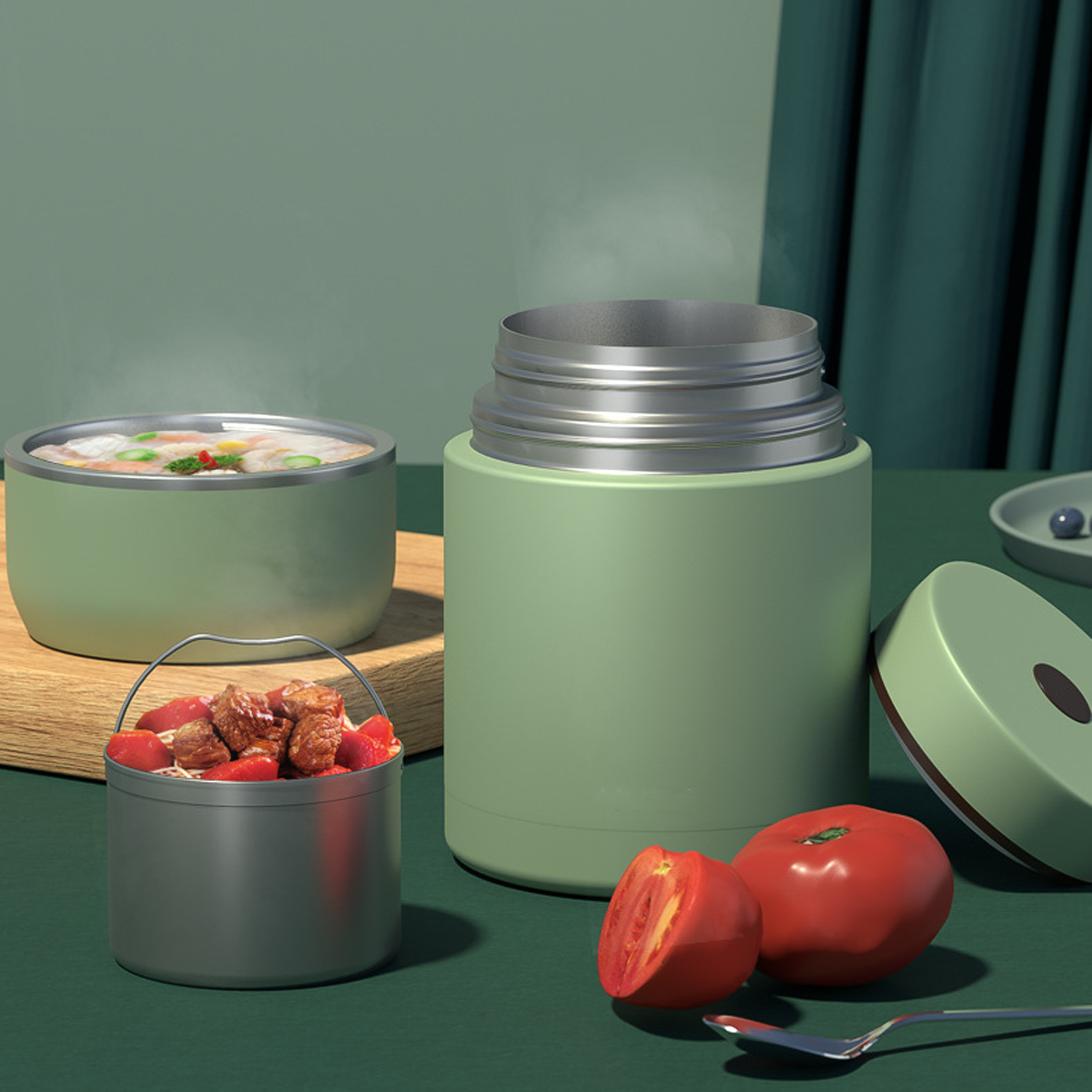 316 stainless Steel Multifunctional Food Jar 2