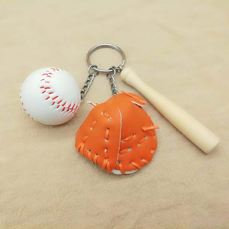 Baseball Glove Key Ring 2