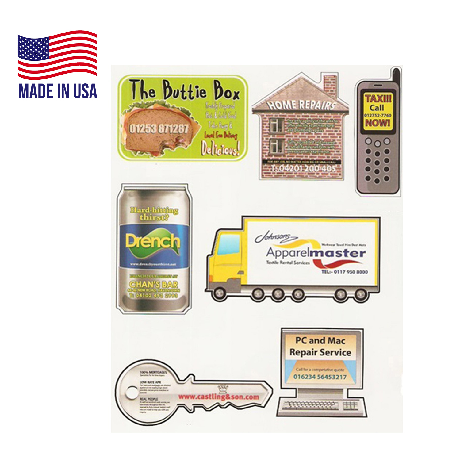 USA Made Magnets custom Shaped - 20 mil thickness 2