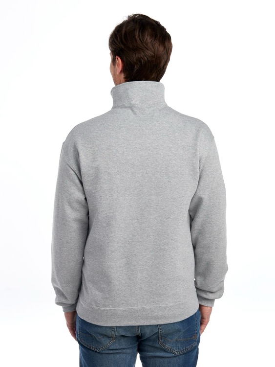 JERZEES Super Sweats® NuBlend® Unisex Quarter-Zip Cadet Collar Sweatshirt 7