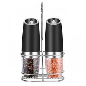 Electric Gravity Salt And Pepper Grinder Set 2
