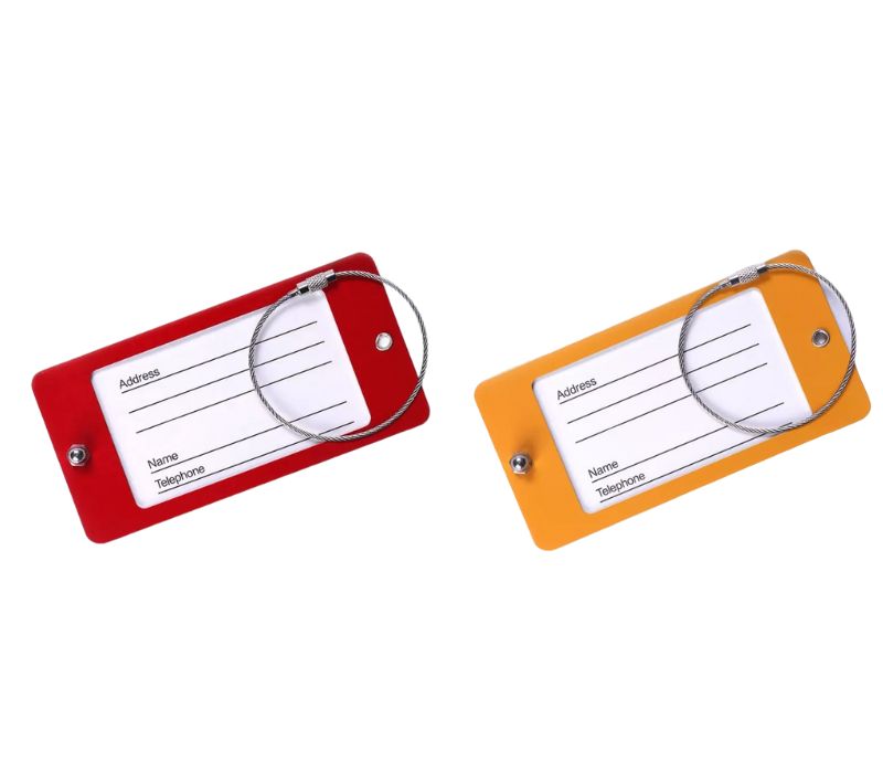 Aluminum Acrylic Luggage Tag 7