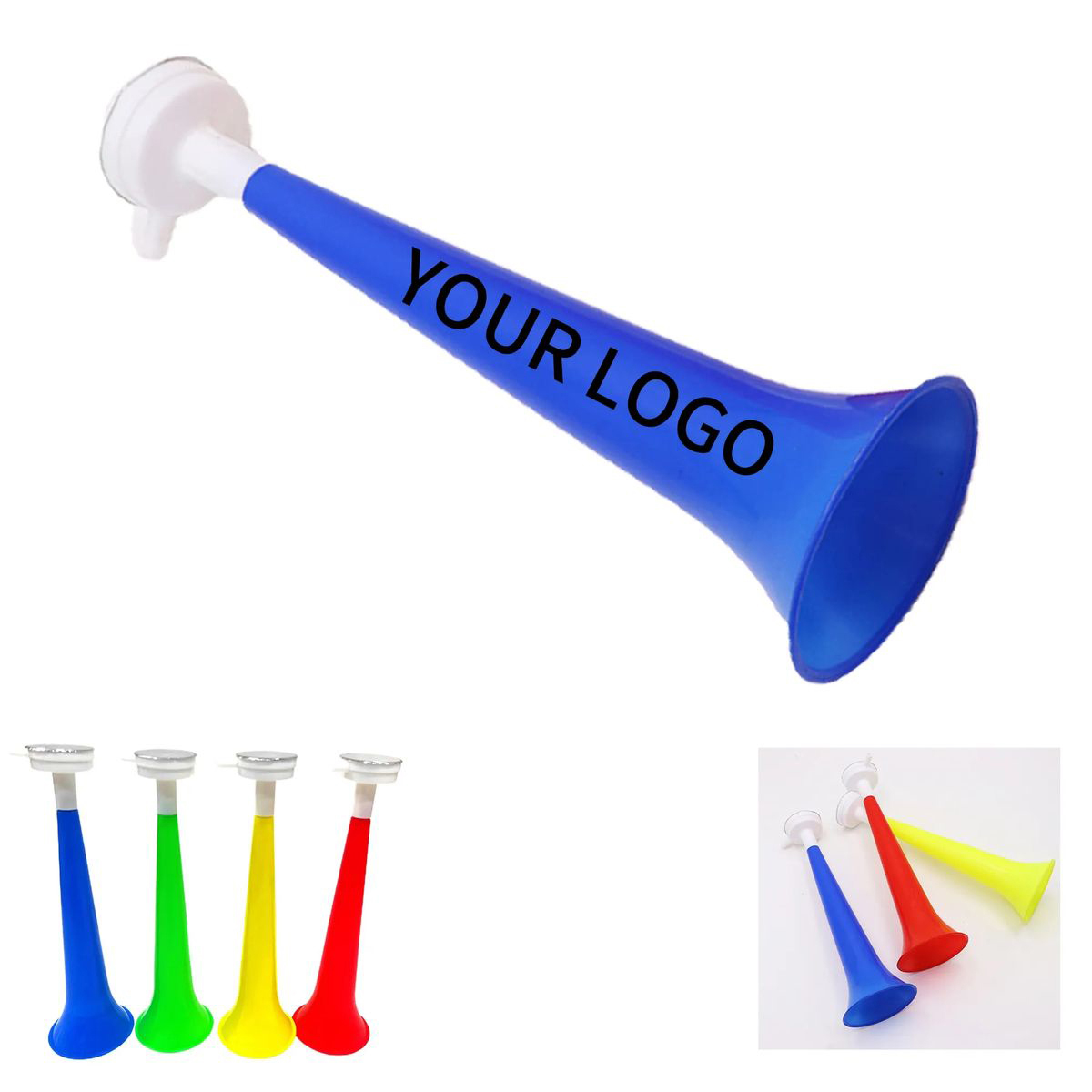 Compact Plastic Megaphone for School or Team Spirit 2