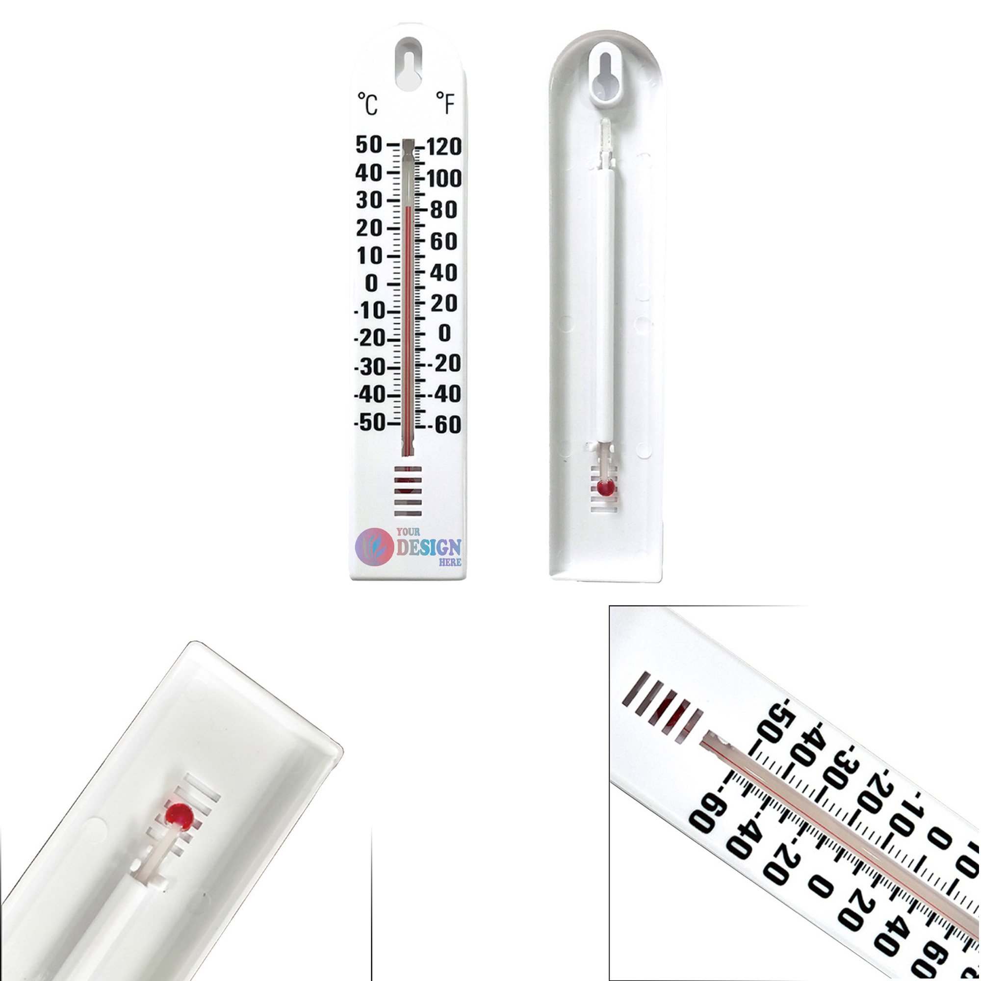 Full Color Printed Home Thermometer 3