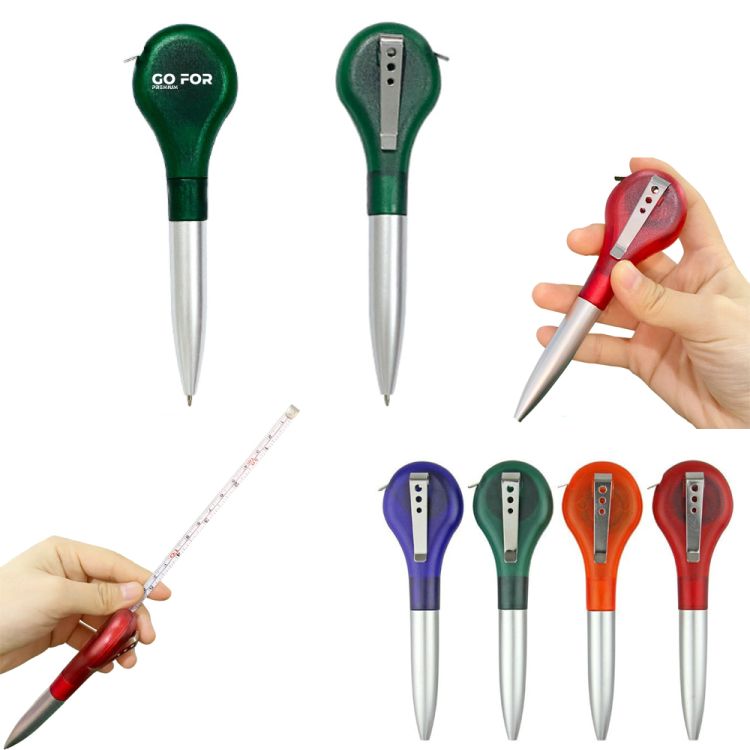 Retractable Tape Measure Multifunctional Ballpoint Pen 2