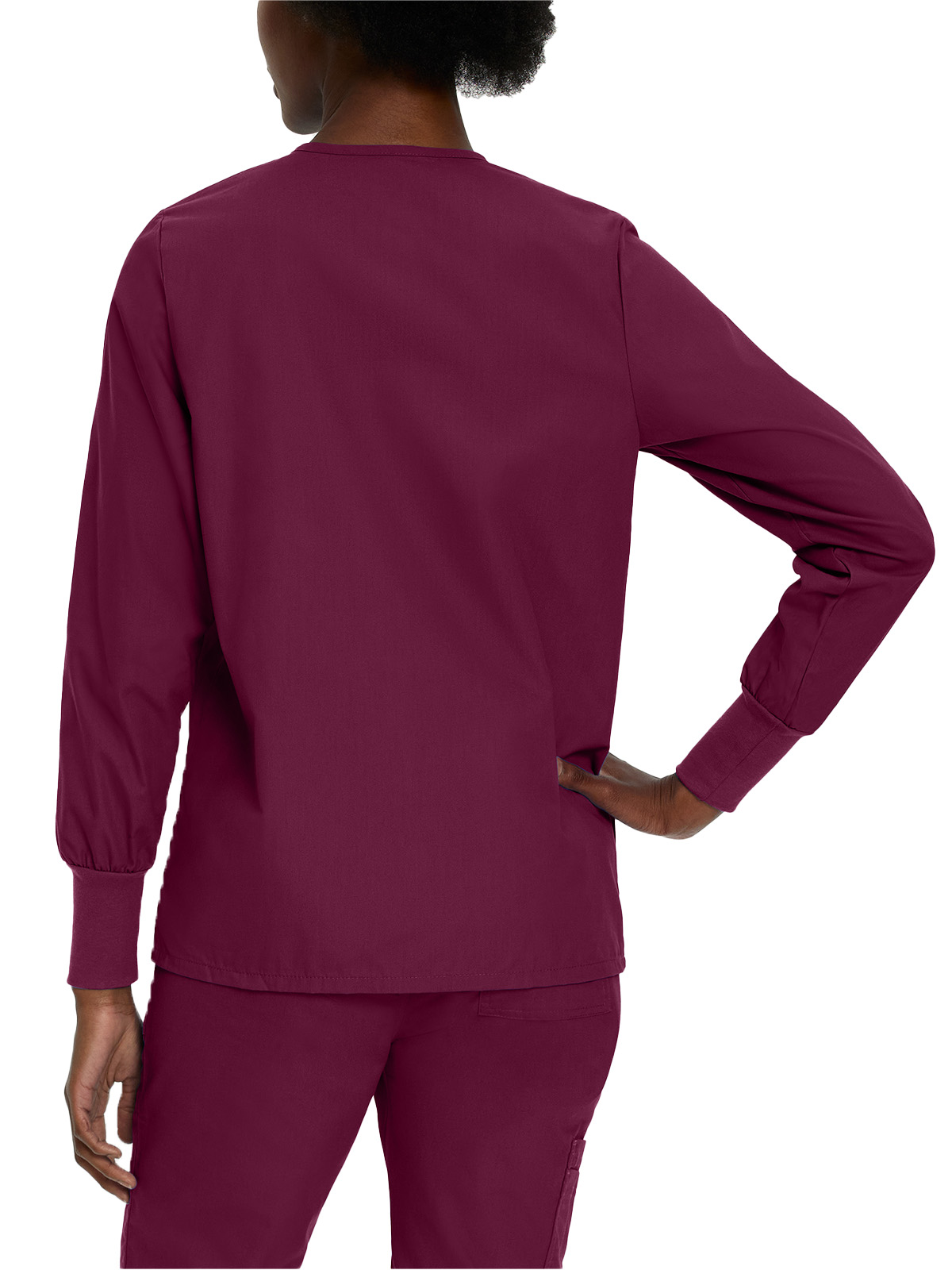 Landau - Essentials - Women's Four-Pocket Crew Neck Warm-Up Jacket 22