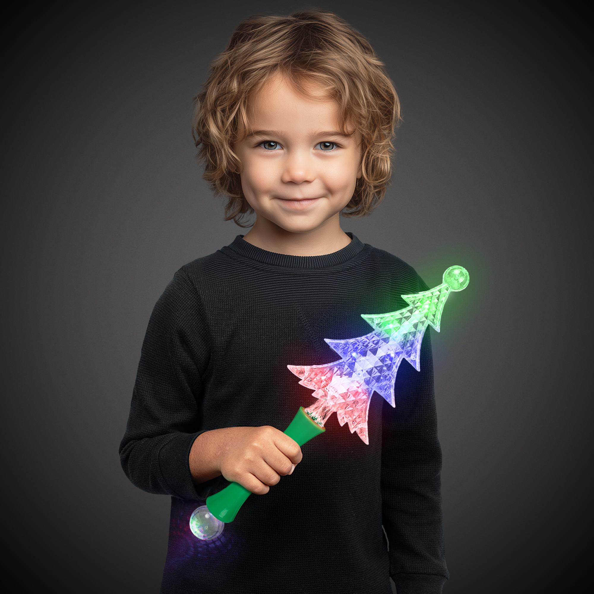 LED Christmas Tree Wand - 13" (Blank)