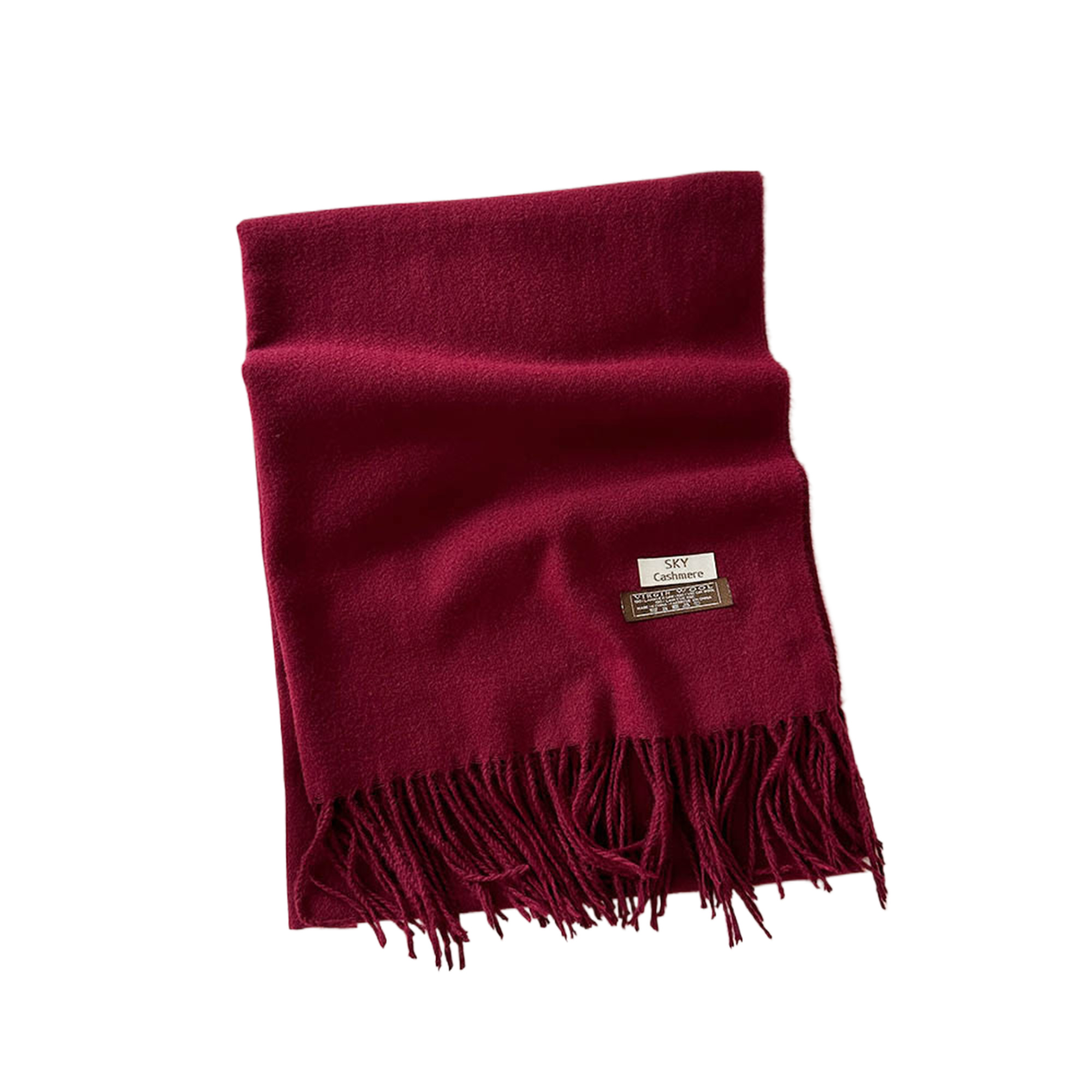 Winter Warm Solid Color Faux Cashmere Scarf 10