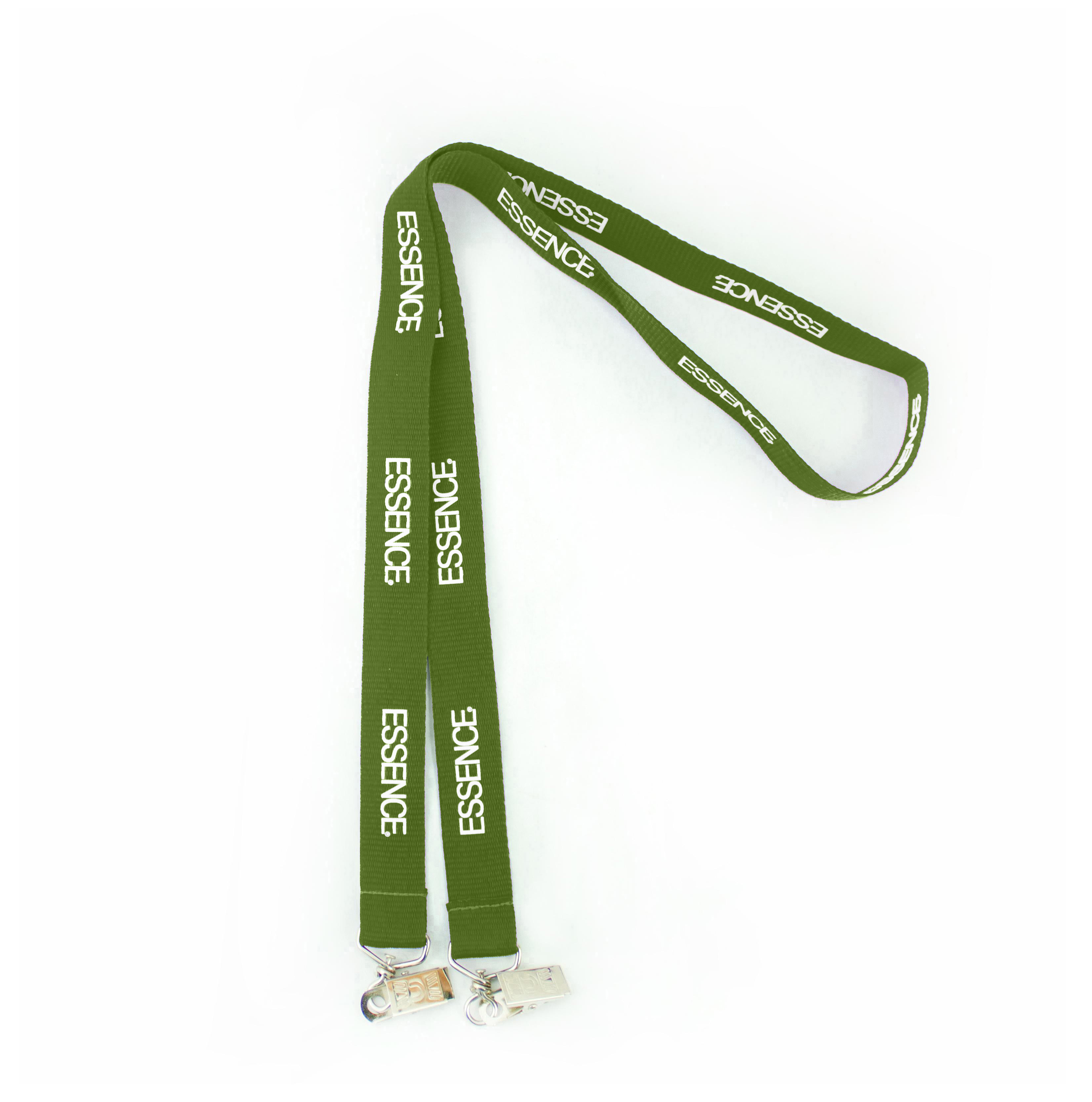 Open Ended Lanyard 36" x 3/4" with 2 Swivel Bull Dog Clips 32