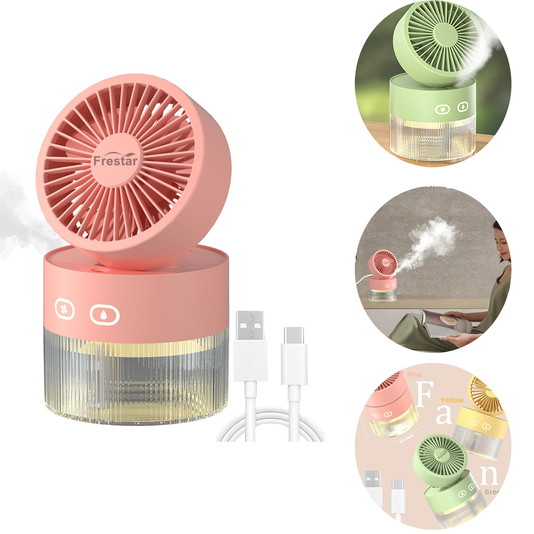 Personal Cooling Fan and Small Air Humidifier 2
