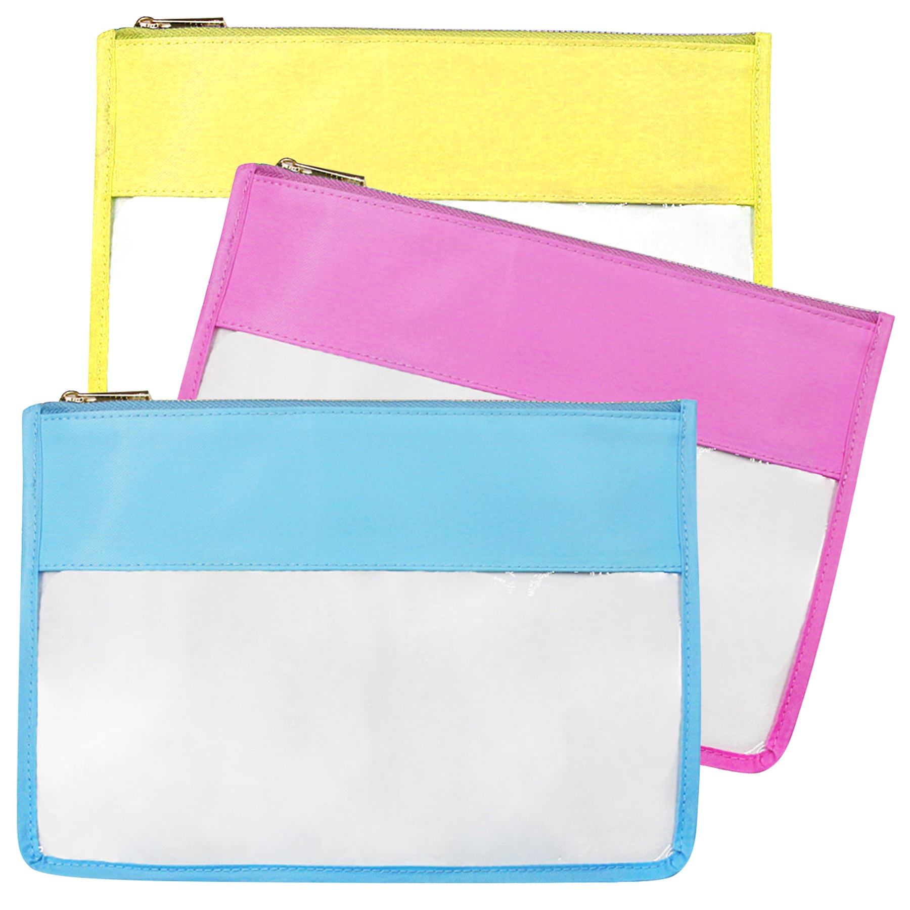 Transparent Pouch Oxford PVC Toiletry Cosmetic Bag 1