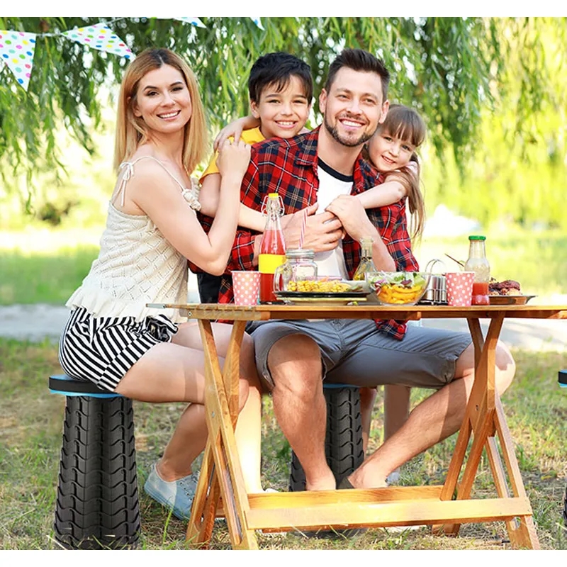 Portable Telescoping Foldable Camping Stool 8