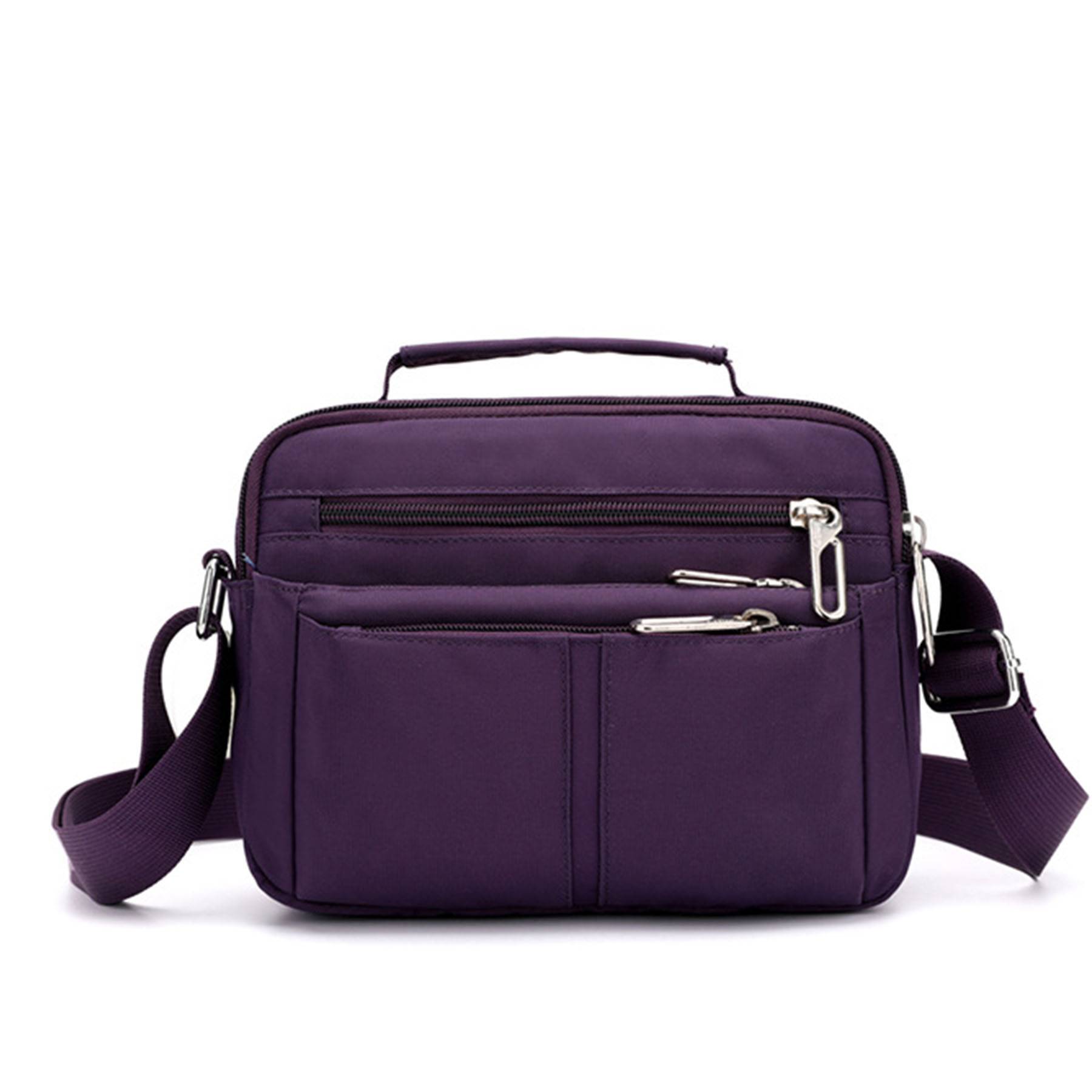 Multi Color Nylon Waterproof Casual Diagonal Cross-body Bag 8