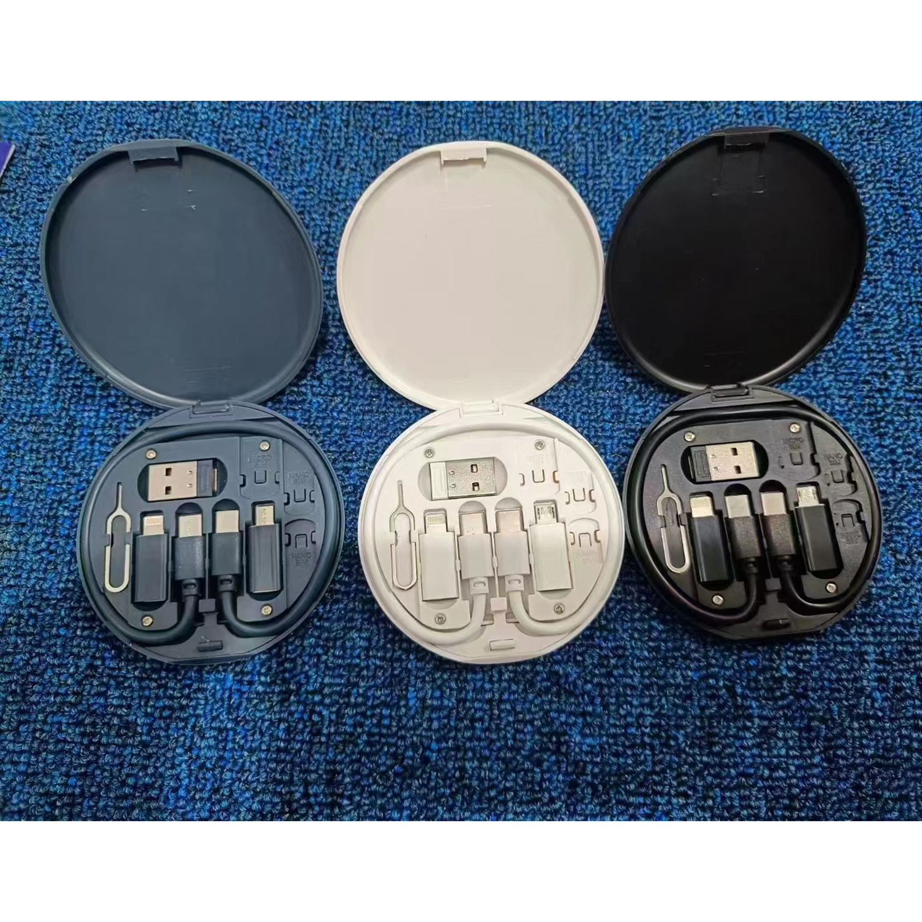 Multifunctional Charging Data Cable Storage Box 2