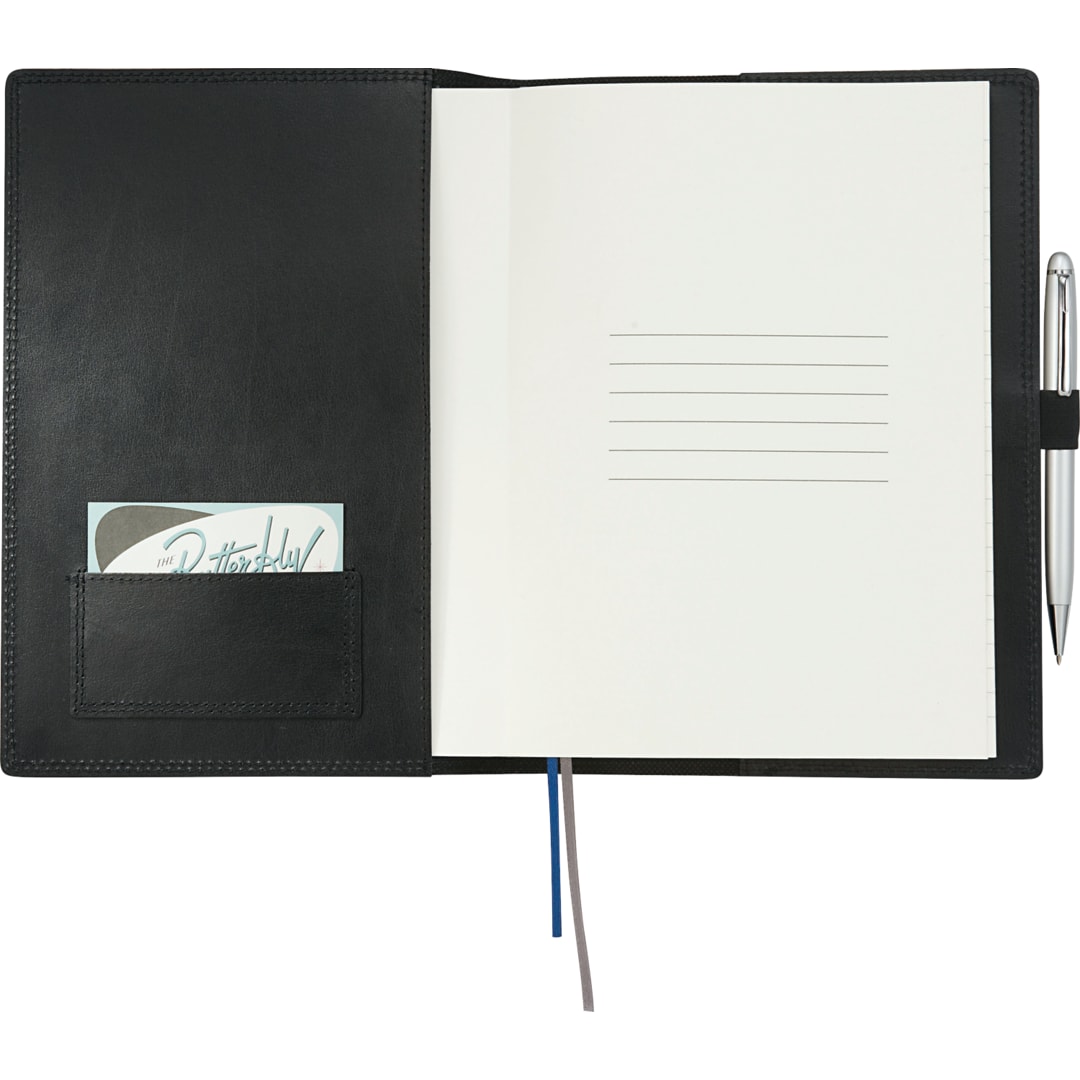 FSC® Mix 7" x 10" Uptown Refillable Leather Journa 16