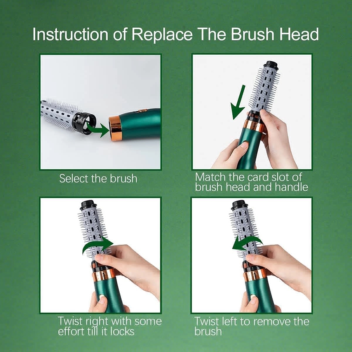 4 in 1 Hot Hair Brush 4
