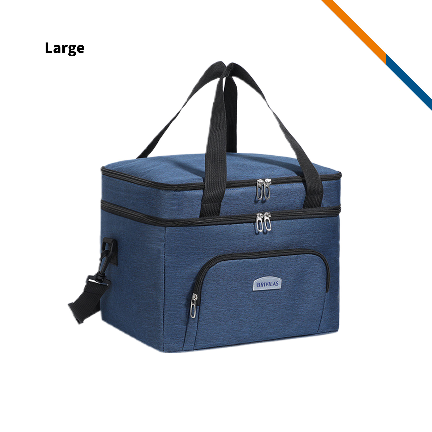Vipit Double Layer PEVA Crossbody Cooler Bag 4