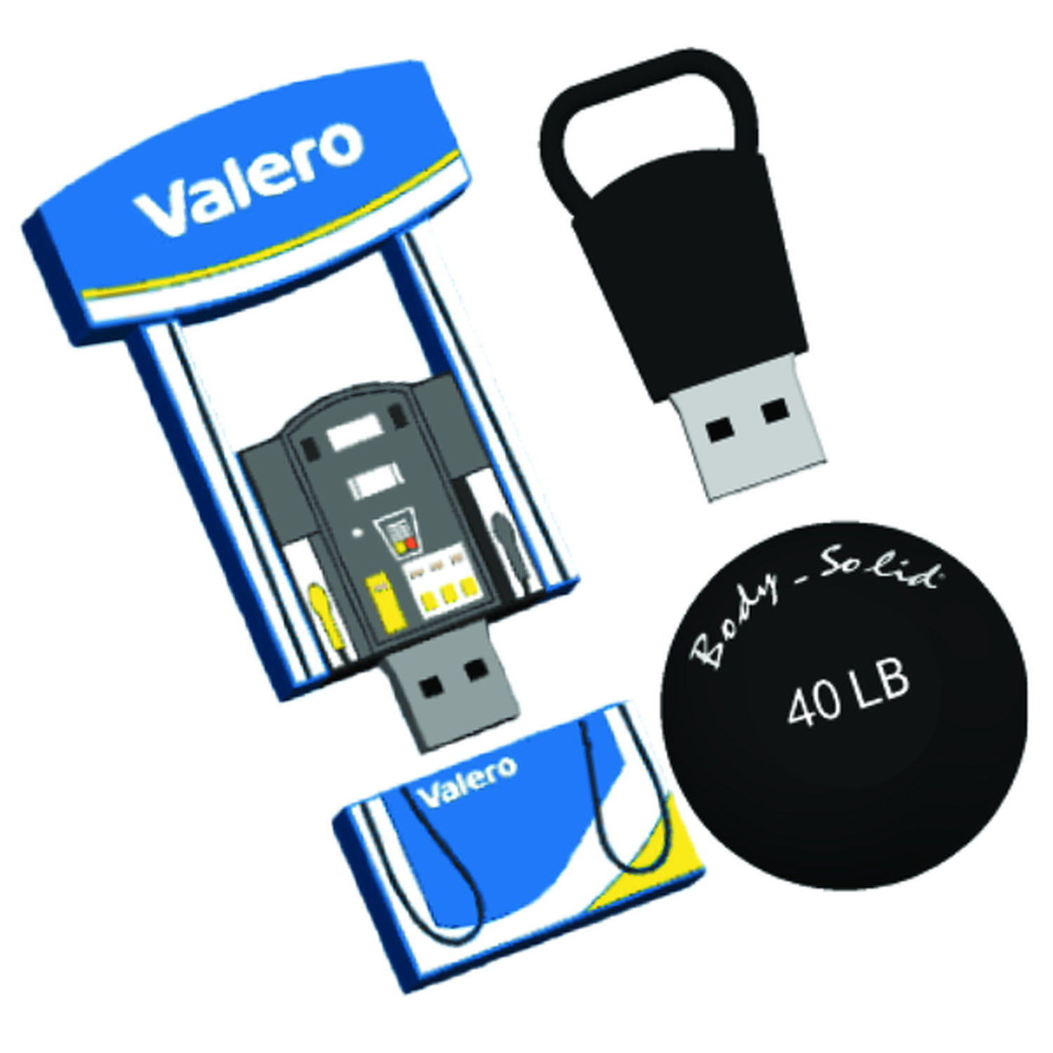 Custom Shaped USB Drives 1