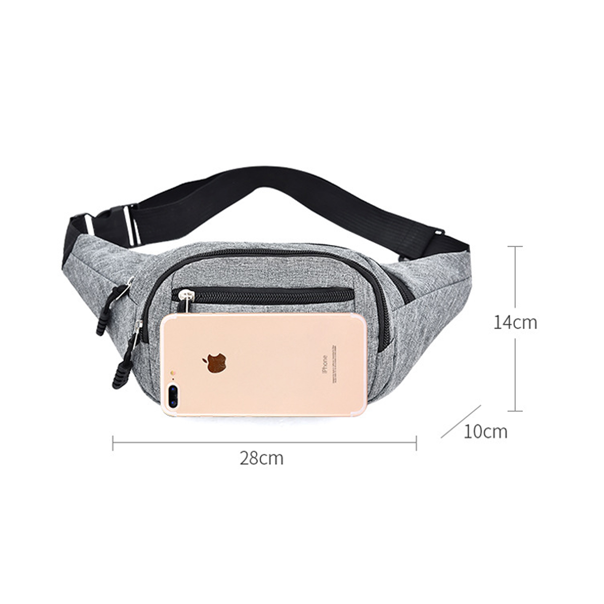 Durable Sport Waist Bag with Multiple Pockets 6