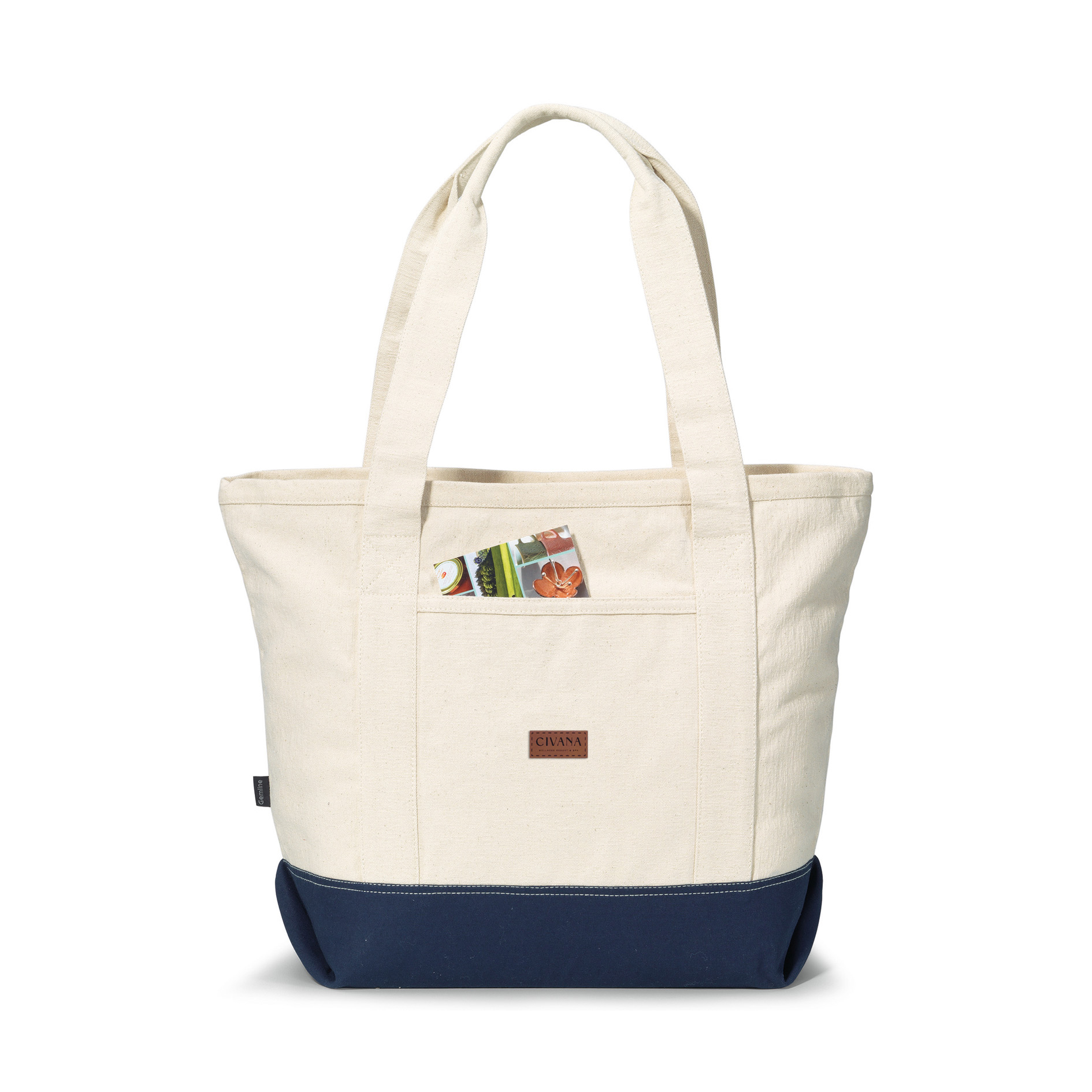 Newport Cotton Zippered Tote 7