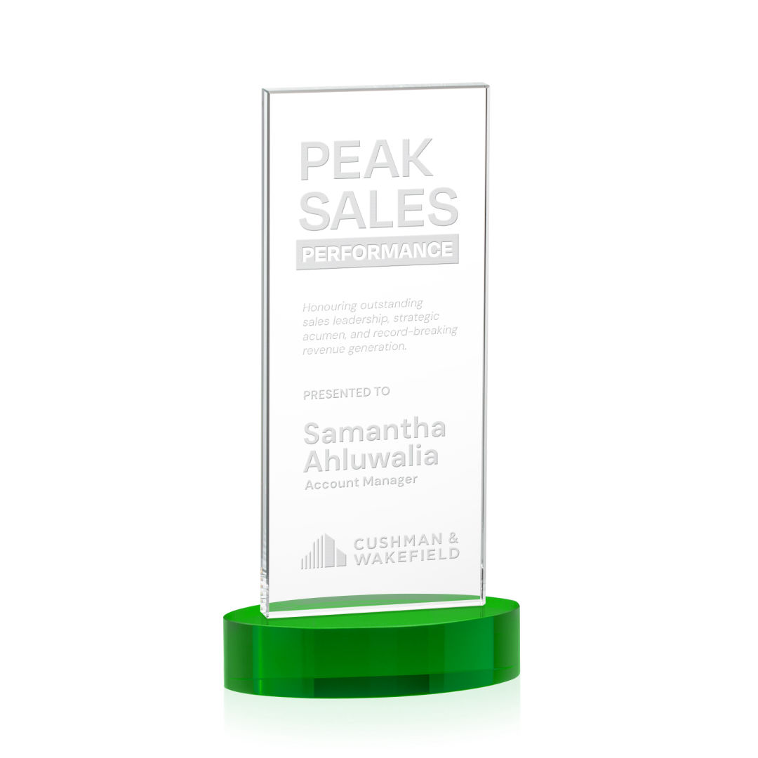 Heathrow Award on Alberton Base - Green 3