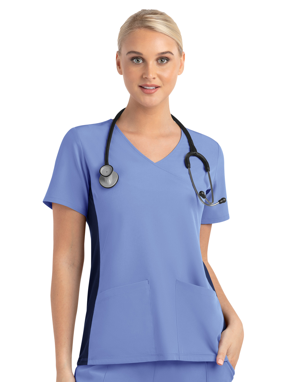 Maevn - Matrix Impulse - Women's Two-Pocket Mock Wrap Top 31