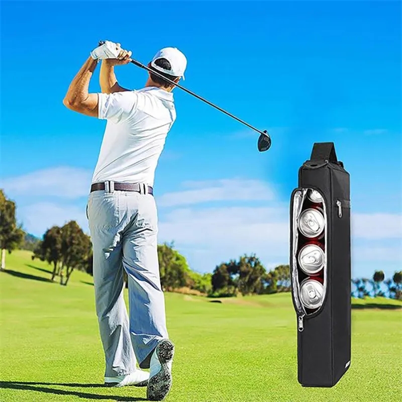 Golf Cooler Bag, Insulated Beer Sleeve 6