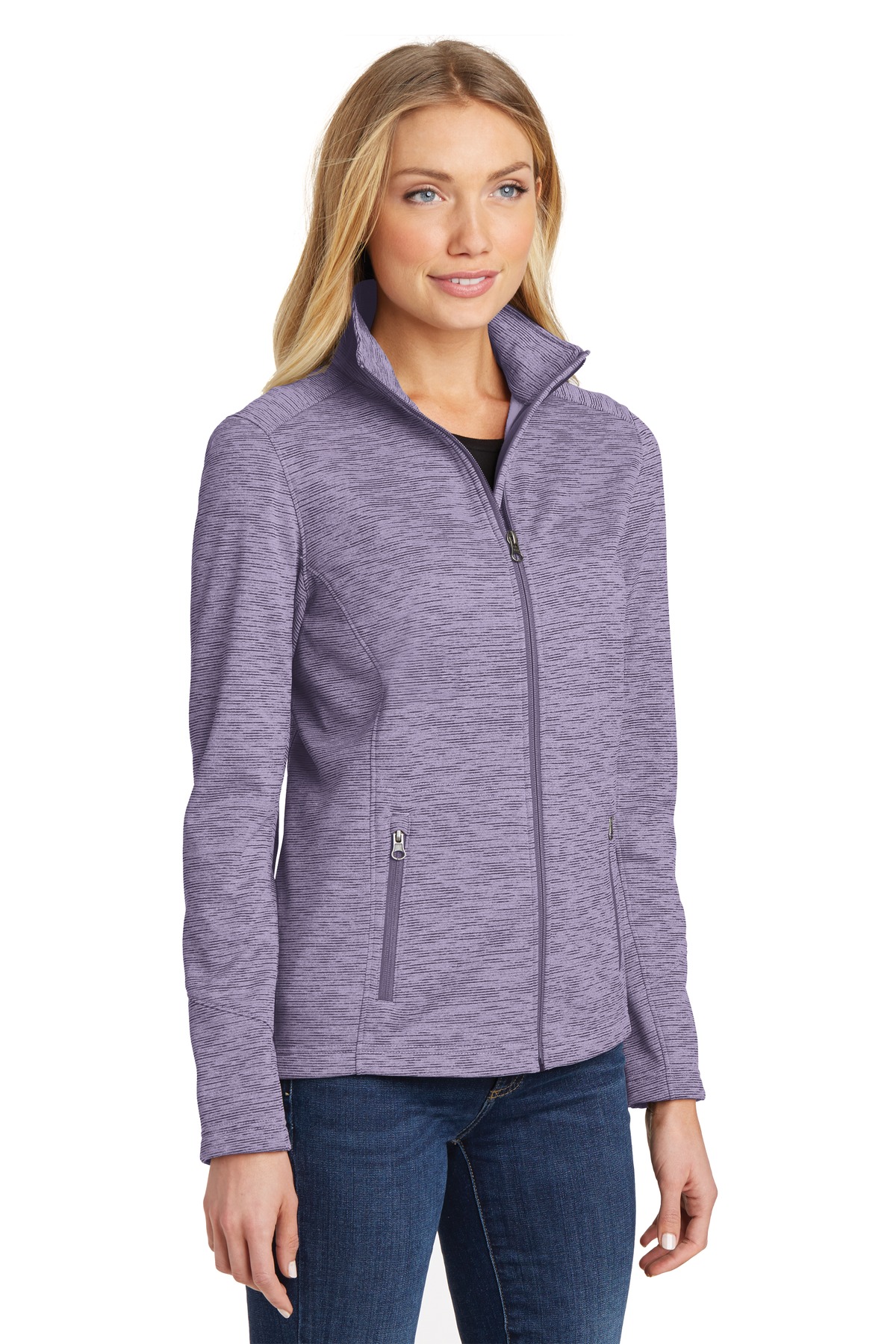 Port Authority Women's Digi Stripe Fleece Jacket. L231 27