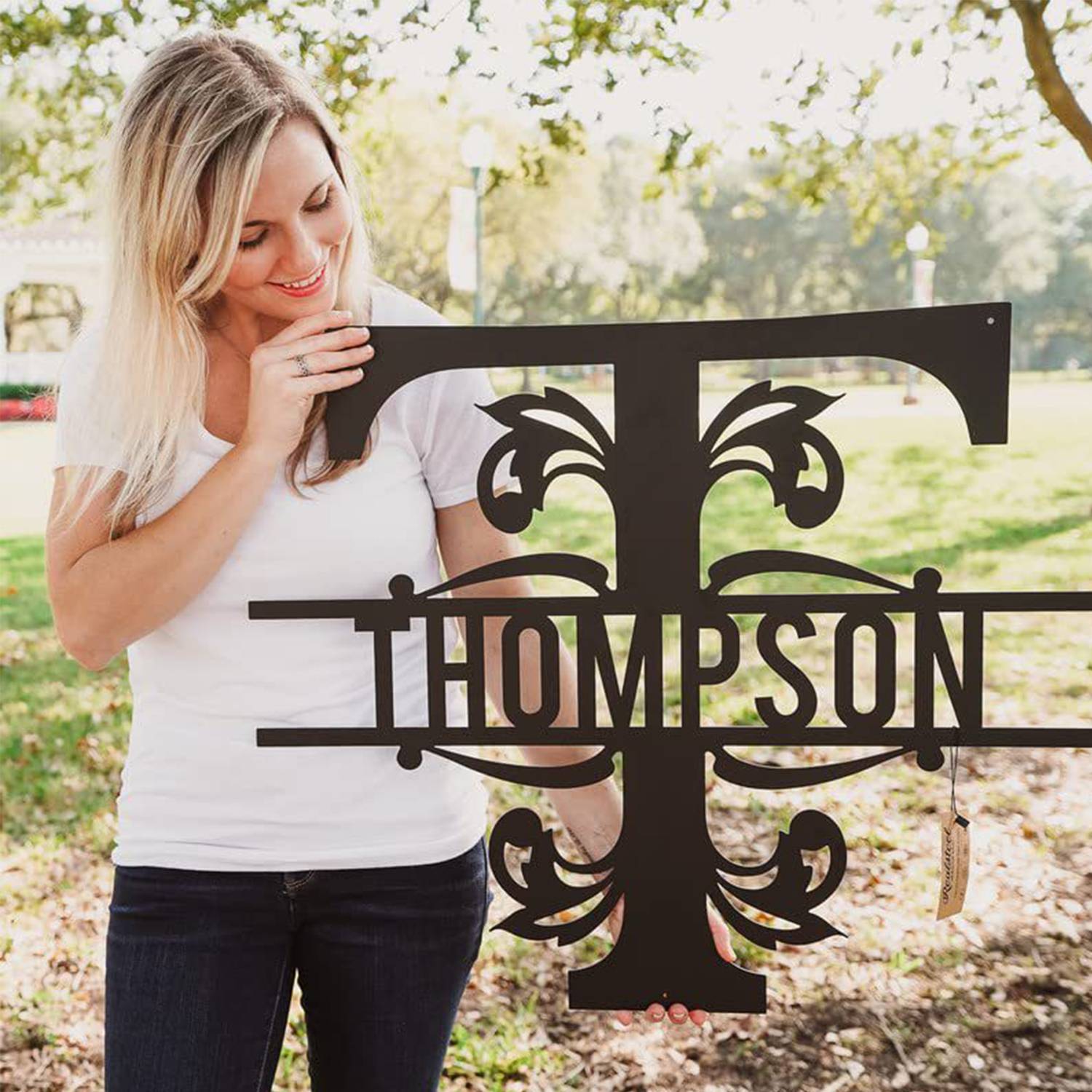 12inch Custom Metal Name Sign 7