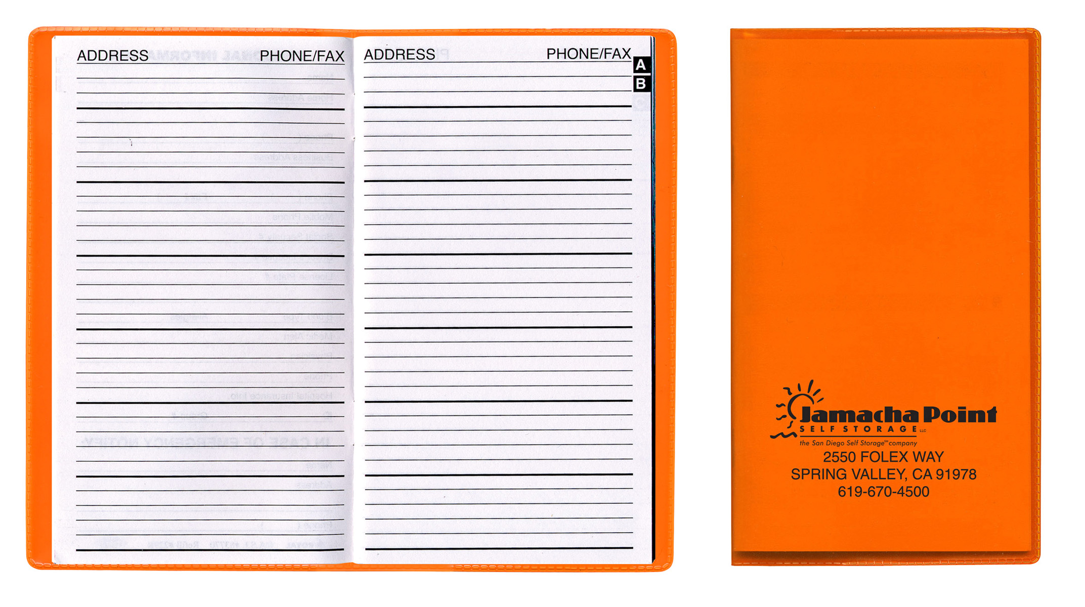 Translucent Vinyl Address Book 4