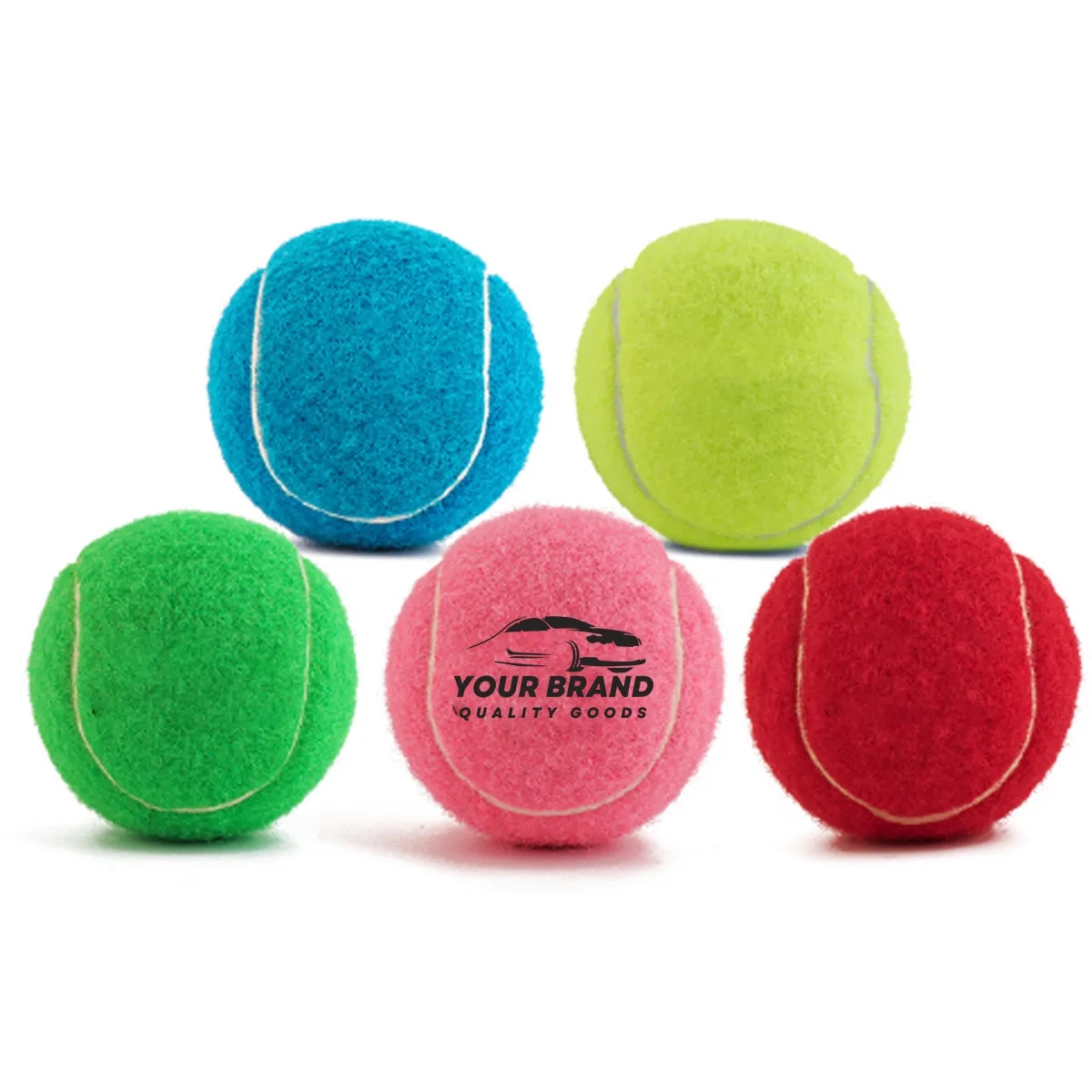 Squeak Dog Toy Tennis Ball Pet Clinic Advertising Favors 2