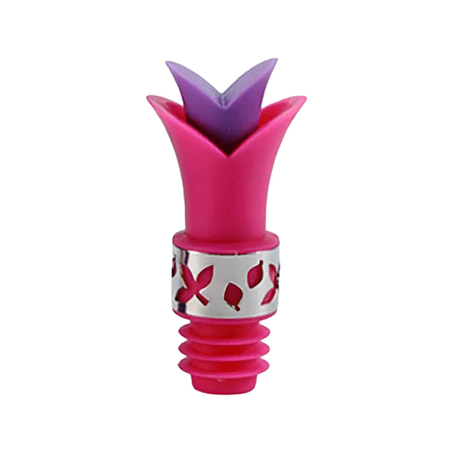 Silicone Lily Wine Bottle Stopper Pourer 6