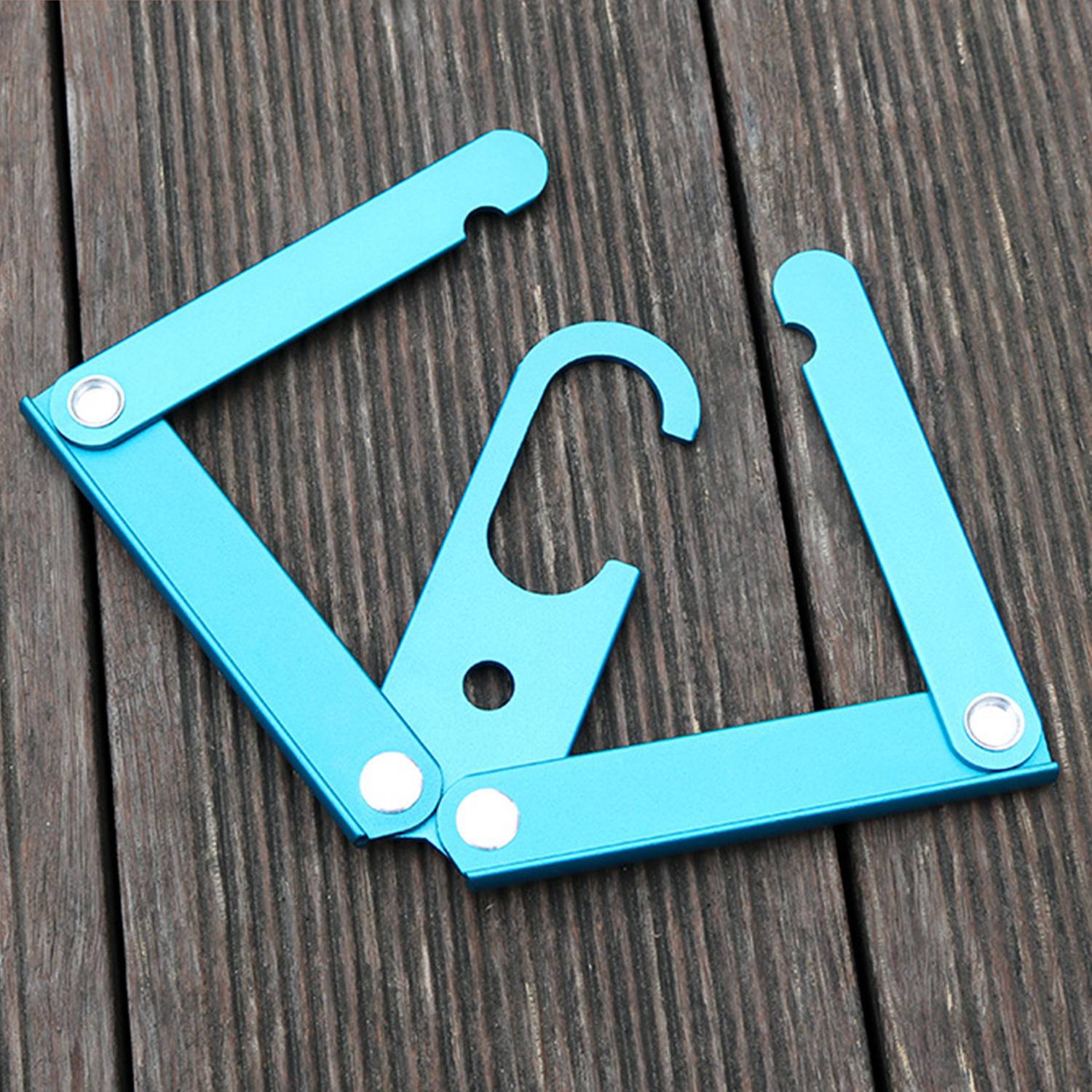 Compact Aluminum Folding Clothes Rack 3