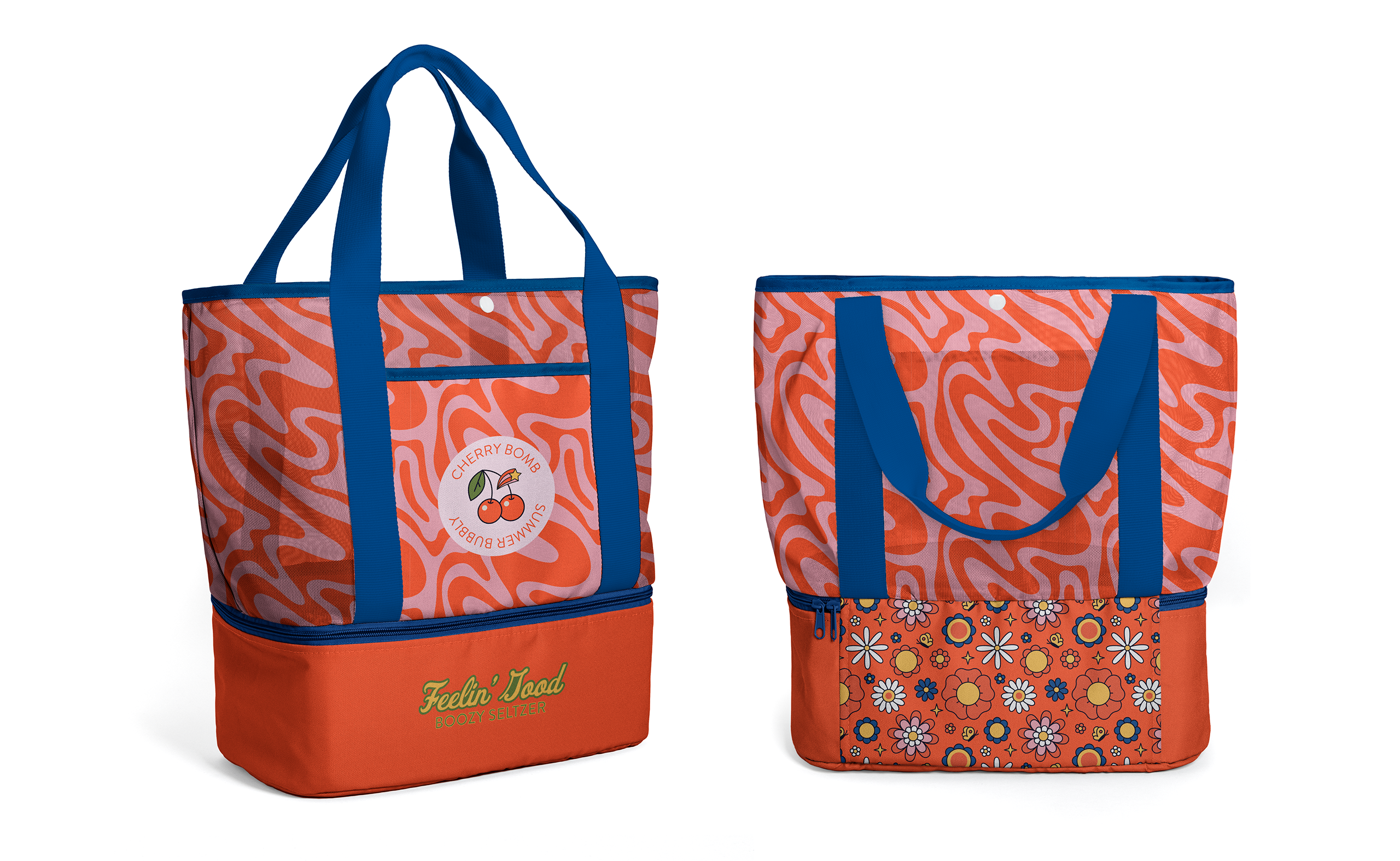 Mesh Tote with Cooler