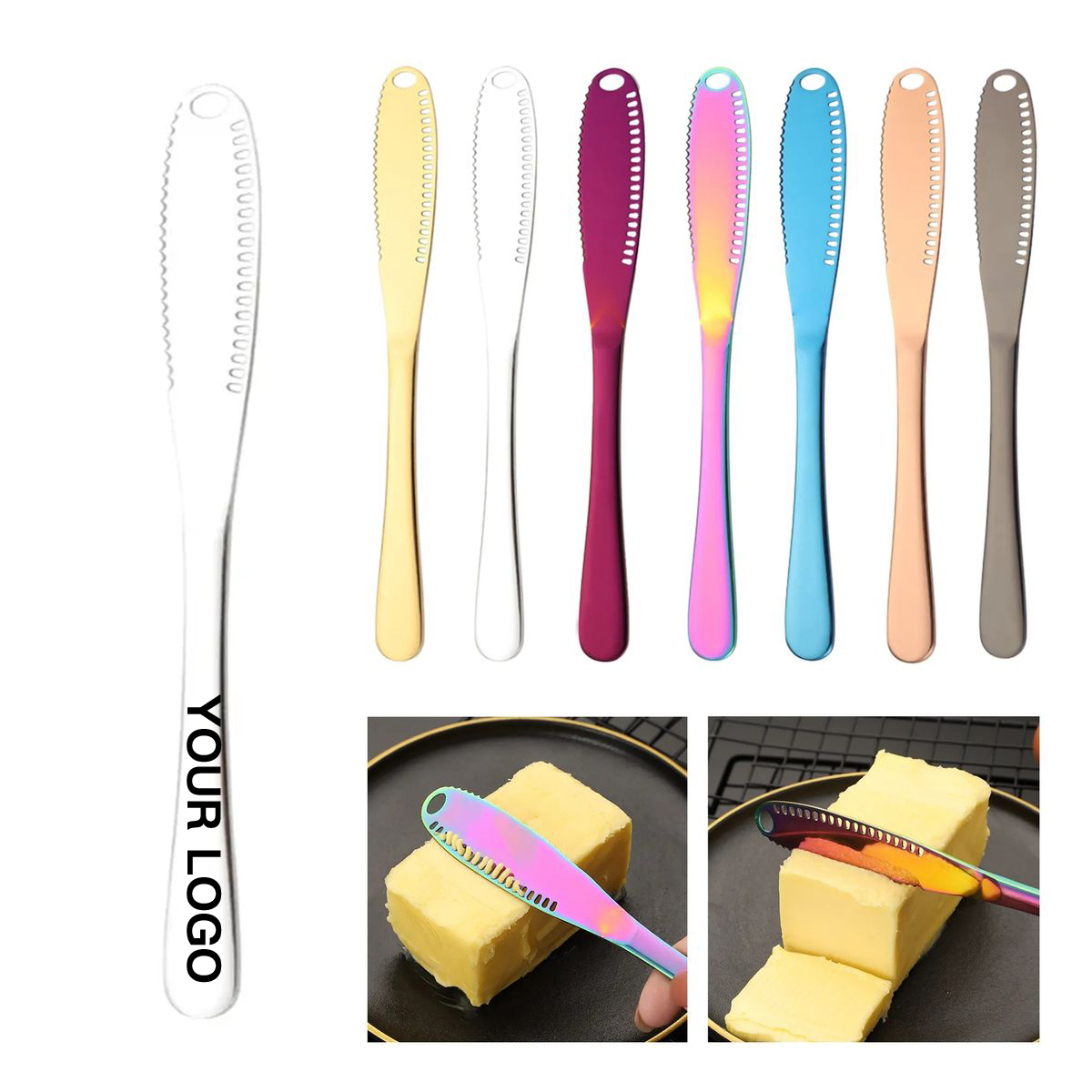 8 Inch Butter Knife for Spreads and Cheese 4