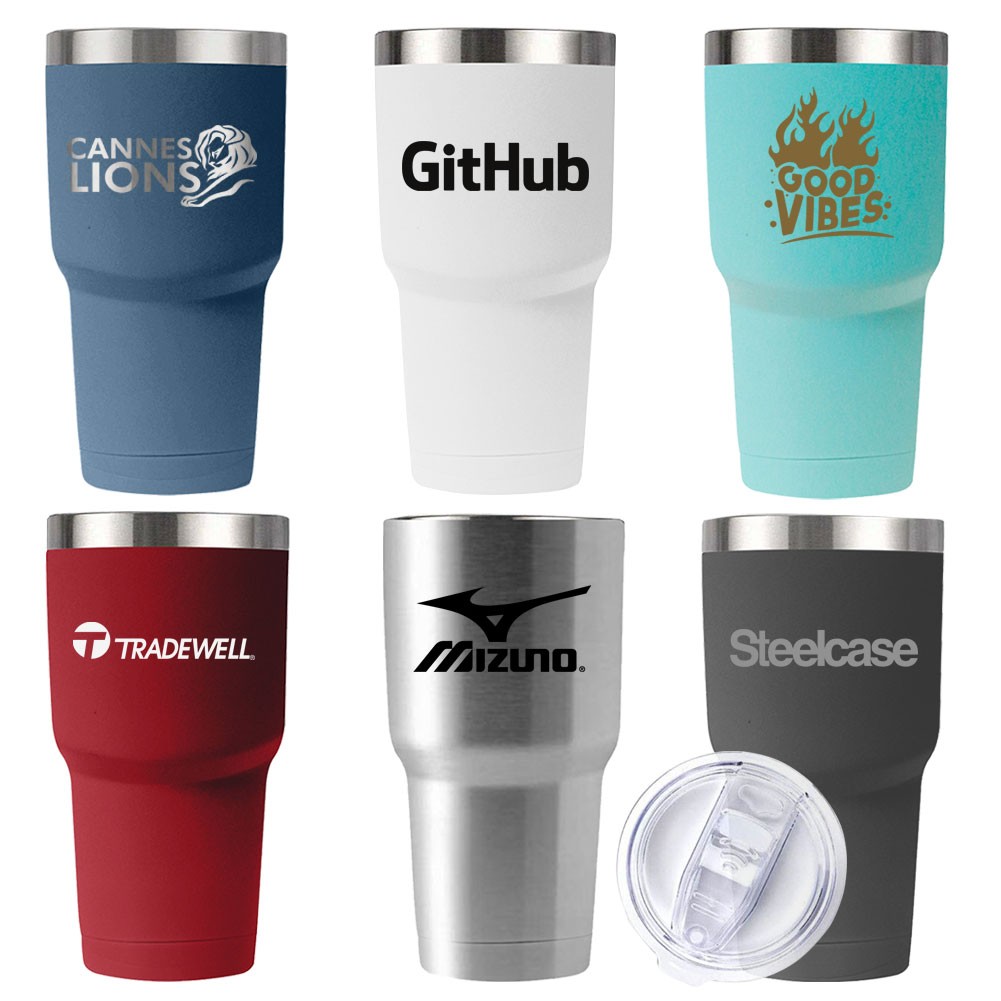 30 Oz. Trenta Tumbler Double Insulated Stainless Steel With Slider Lid 2