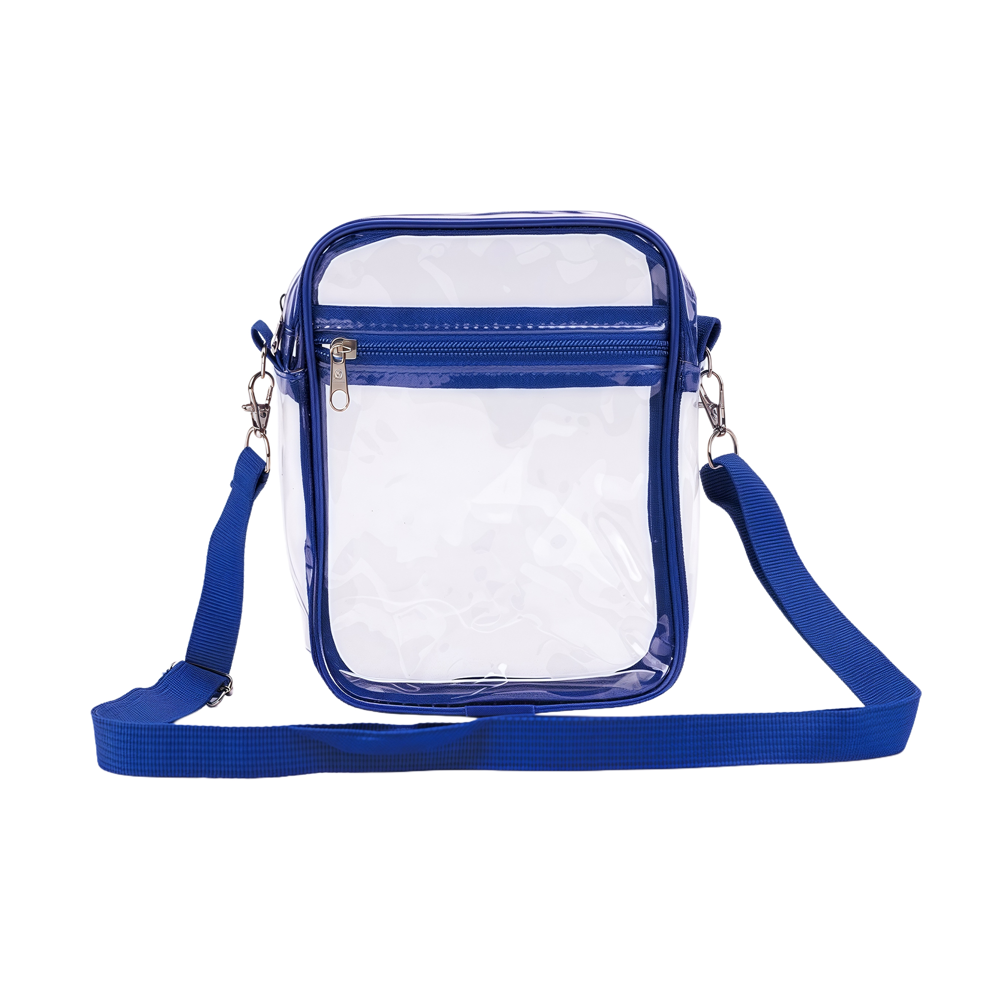 PVC Clear Shoulder Crossbody Bag Waterproof Multi-functional Document Pouch Travel Outdoor Storage 5