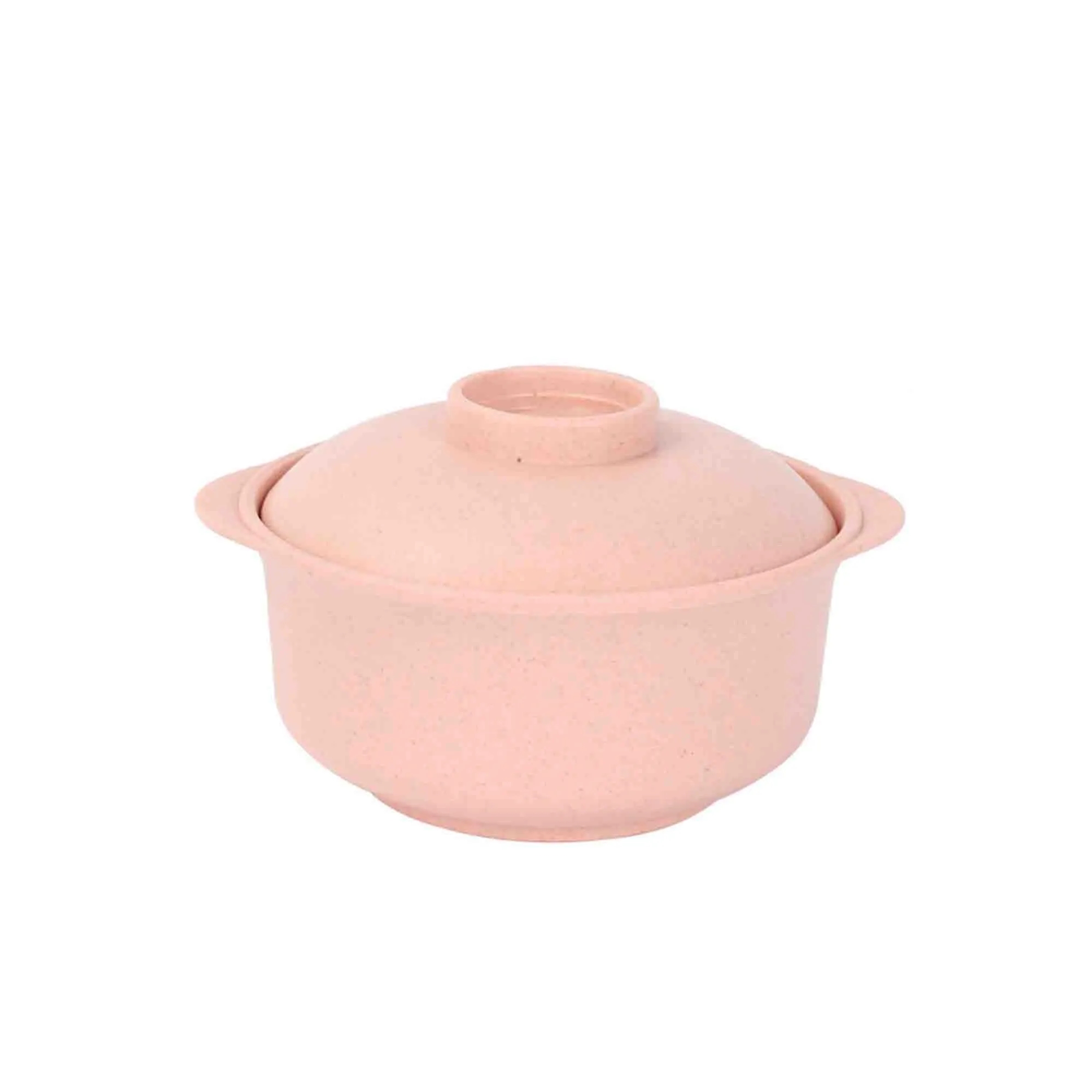 Eco-friendly Wheat Straw Bowls With Lid 3