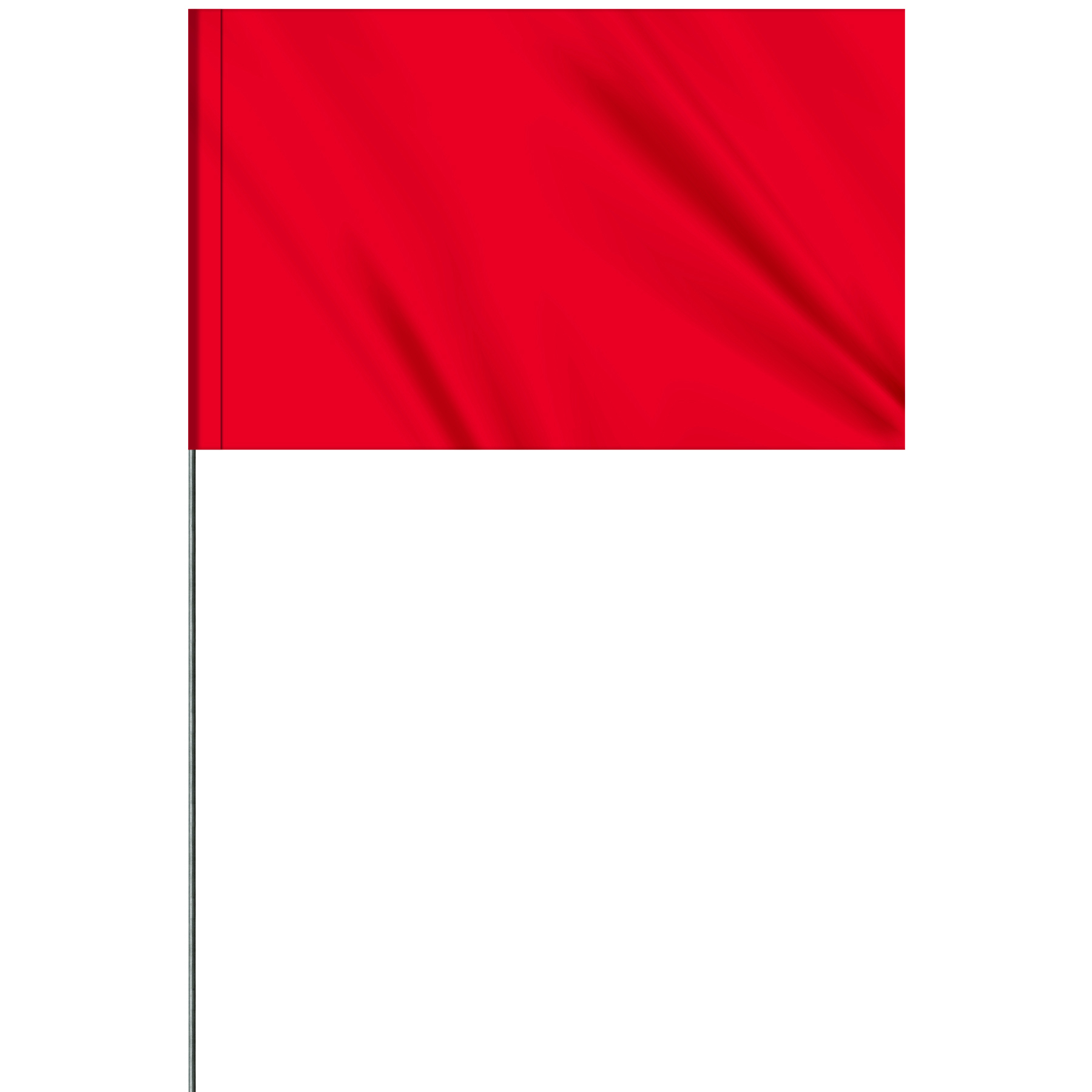 1-Color 5" x 8" Custom Vinyl Marking Flag with 36" Wire 15