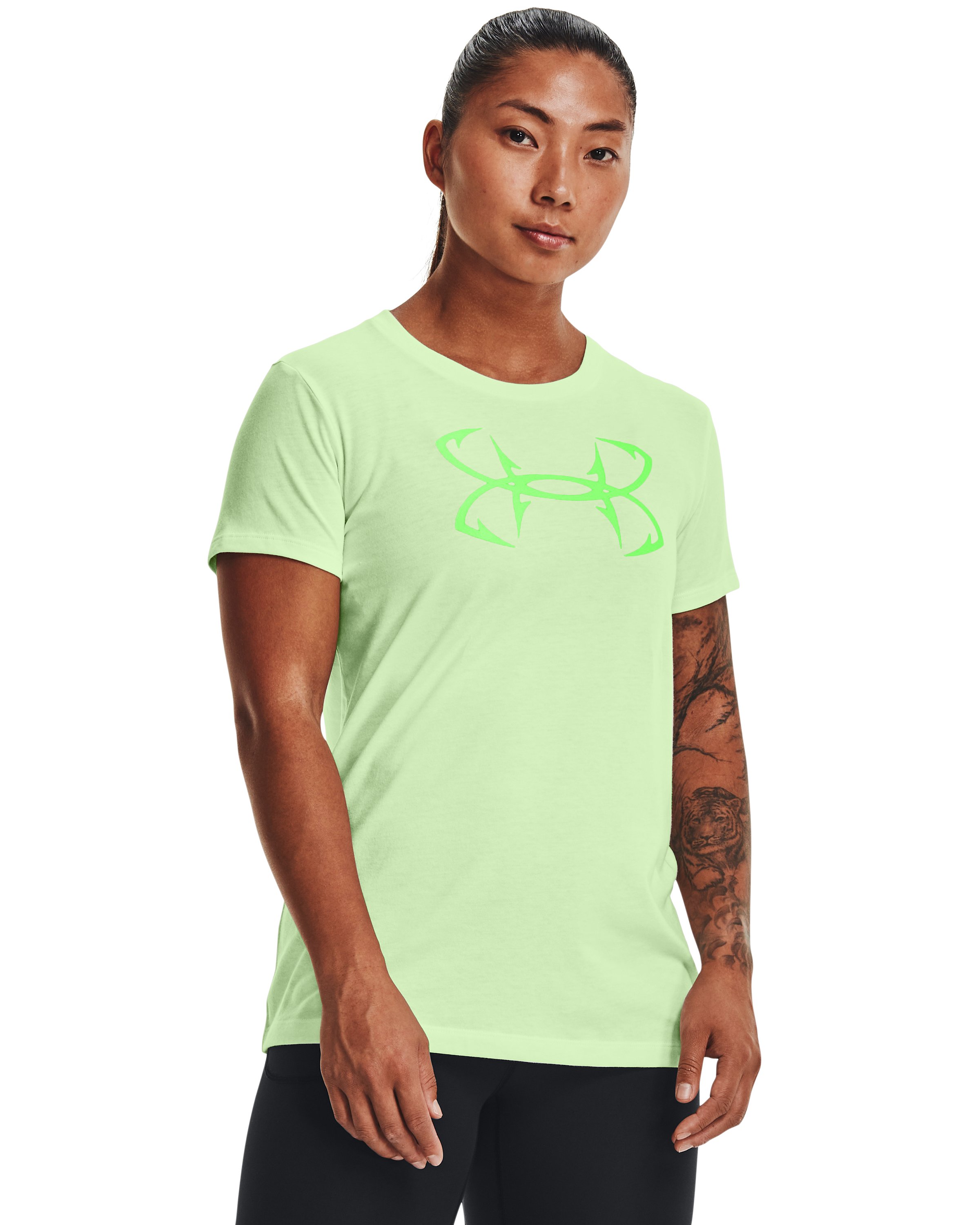 Women's UA Fish Hook Logo T-Shirt 2