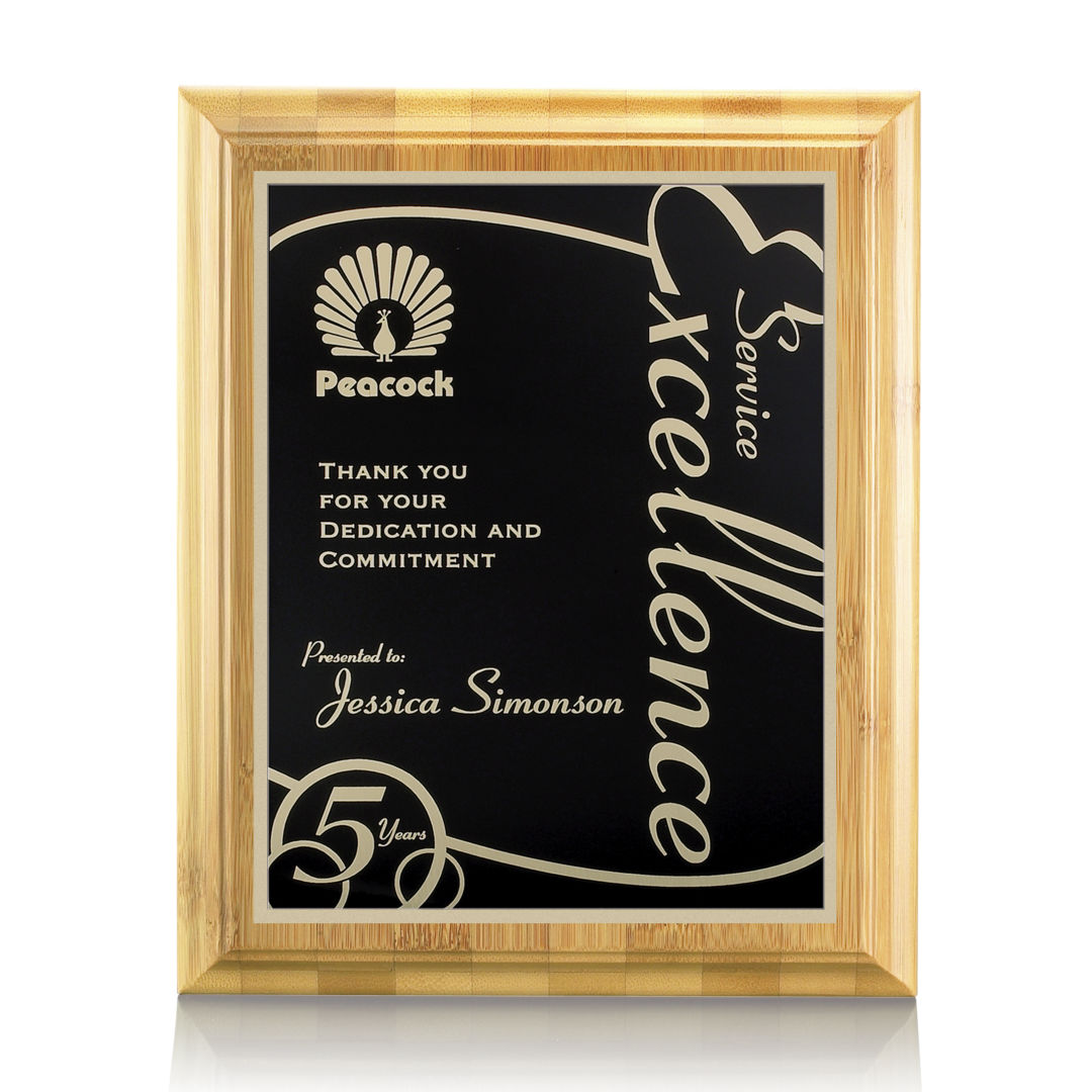 Bamboo/Marietta Plaque - Black 3