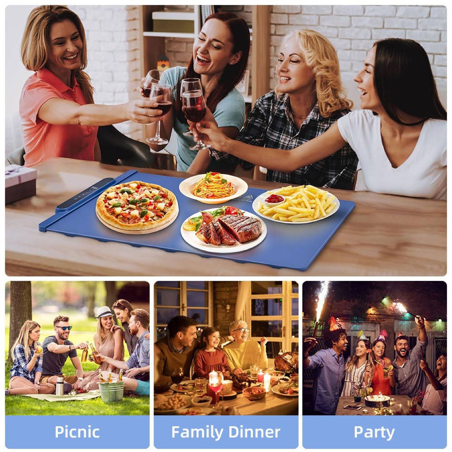 Smart Heating Silicone Place Mat 7