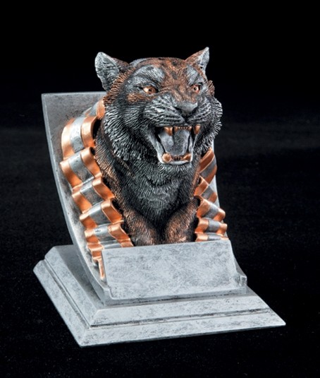 Tiger Spirit Mascot Resin 2