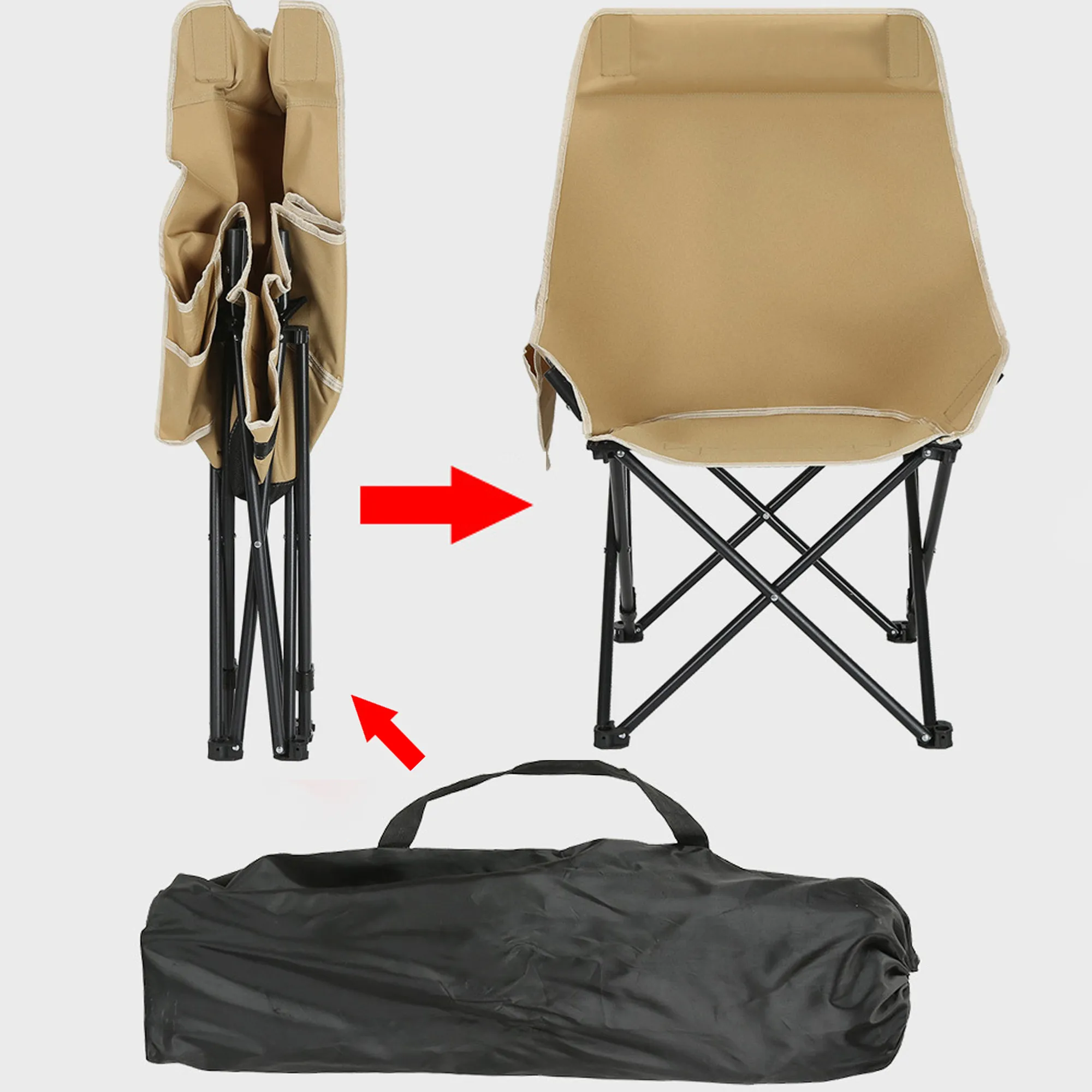 High-Back Folding Moon Chair 4