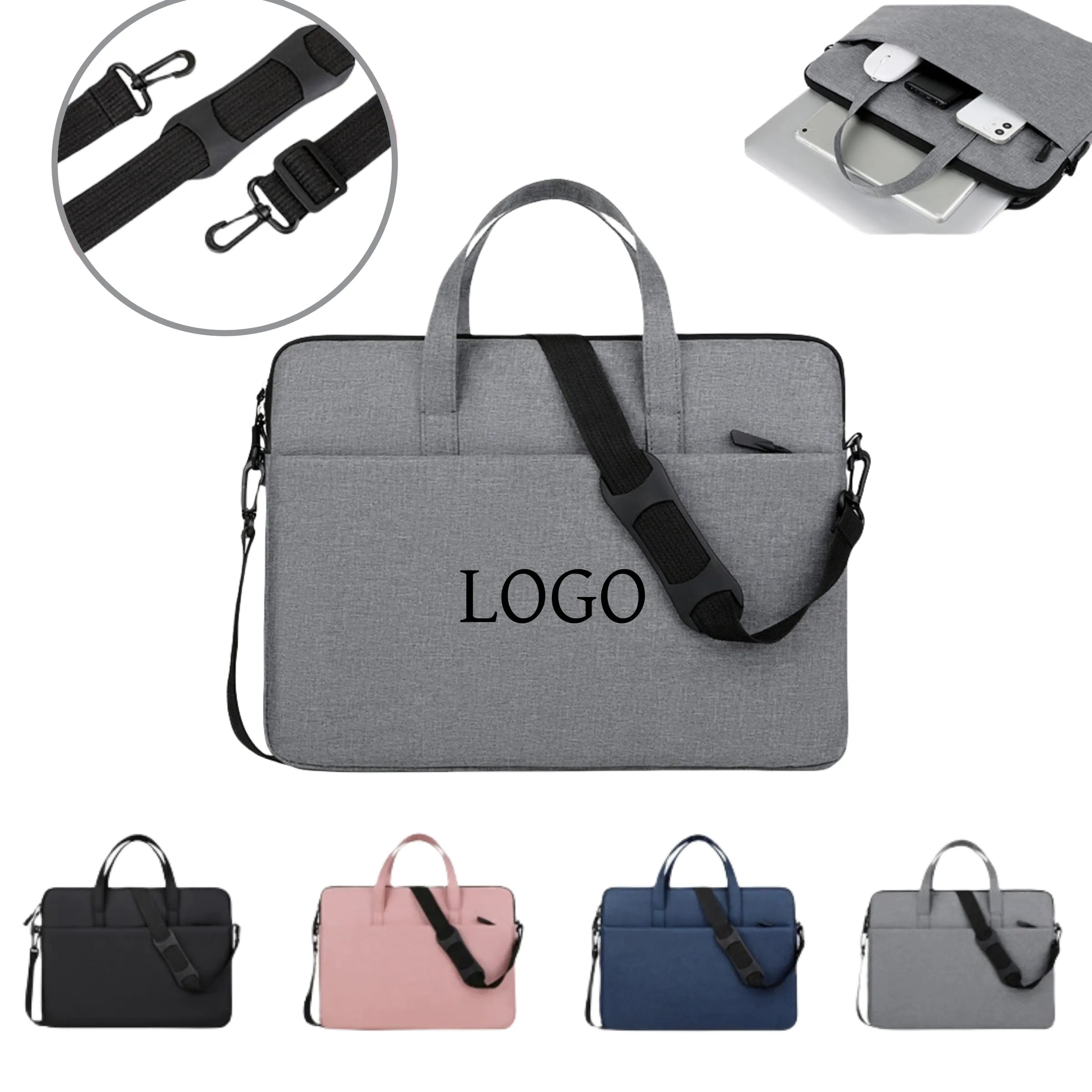 Laptop Computer Bag with Shoulder Strap 6