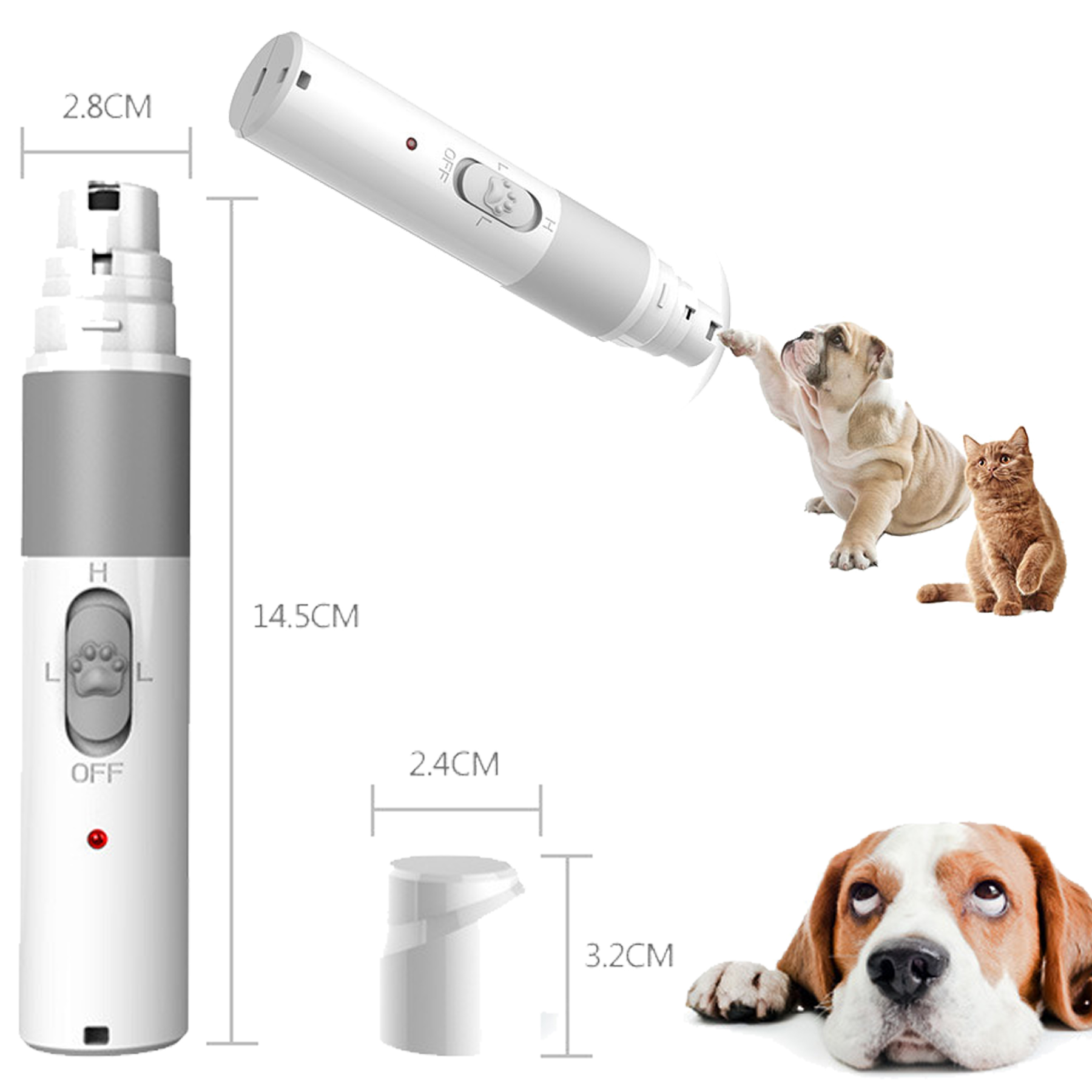 Electric Pet Nail Grinder 2